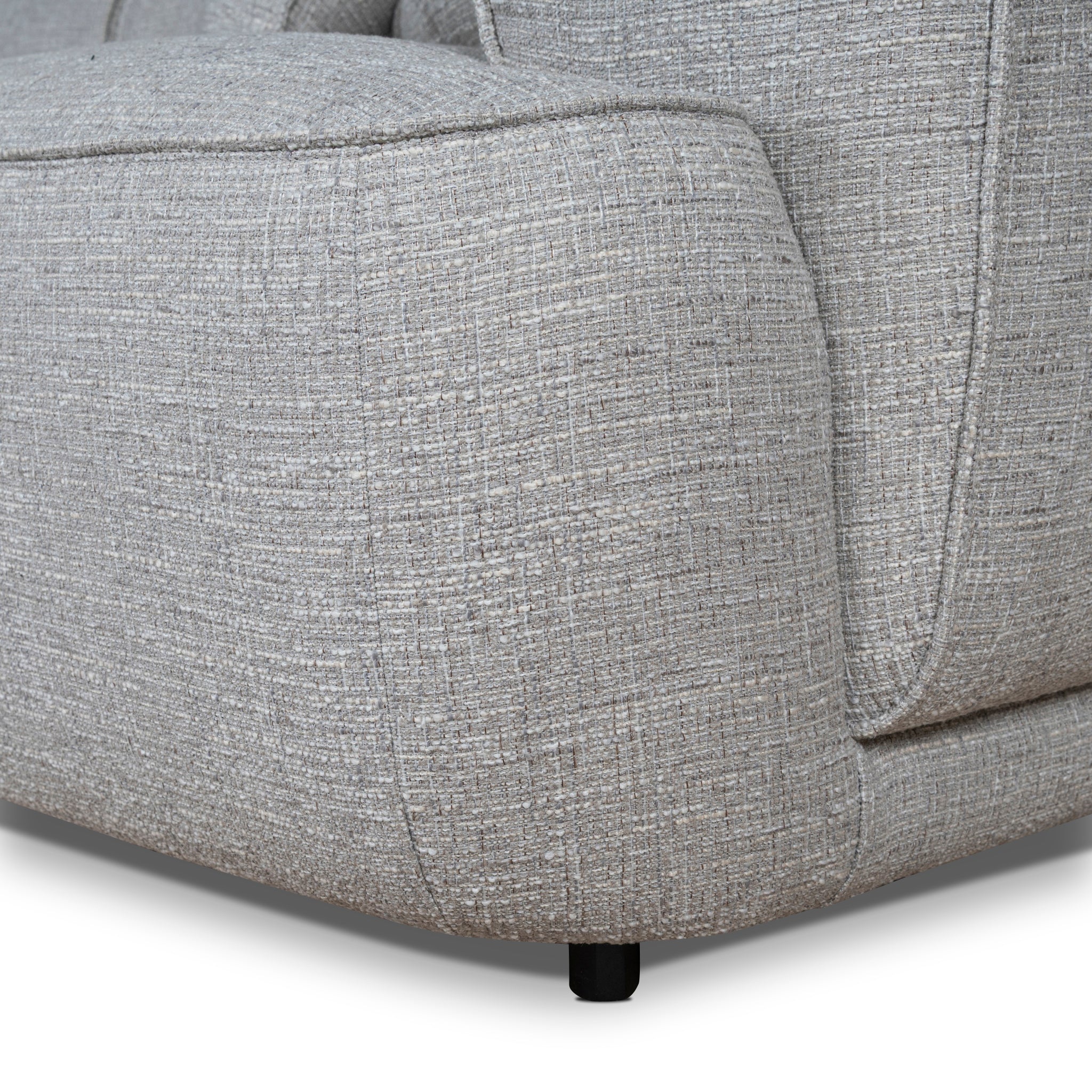 CLC10446-KJ Left Chaise Sofa - Chrome Grey