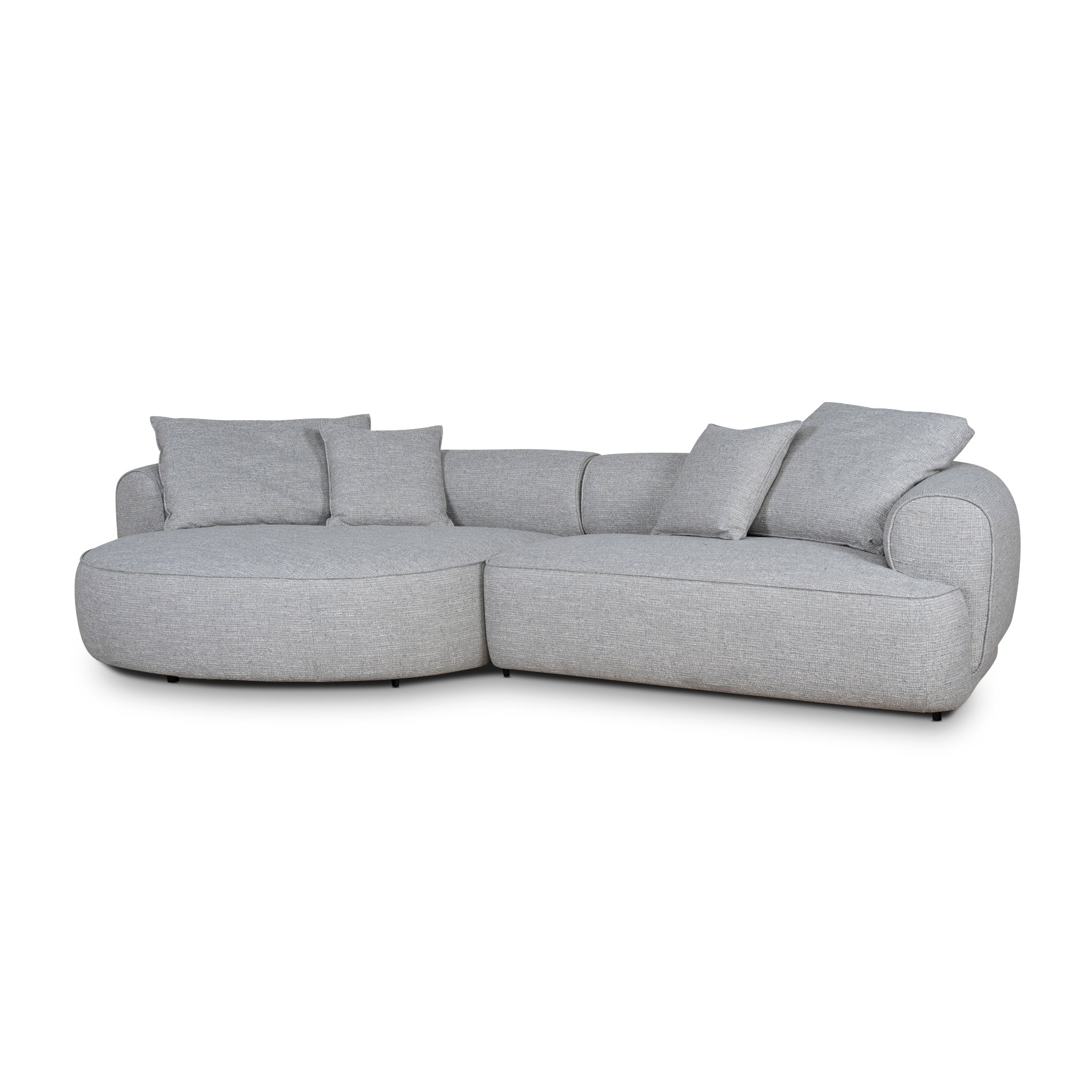 Right Chaise Sofa - Pale Beige