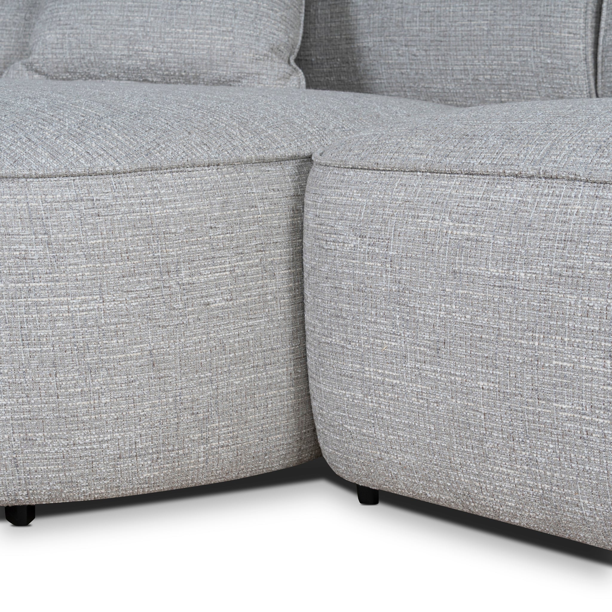 CLC10446-KJ Left Chaise Sofa - Chrome Grey