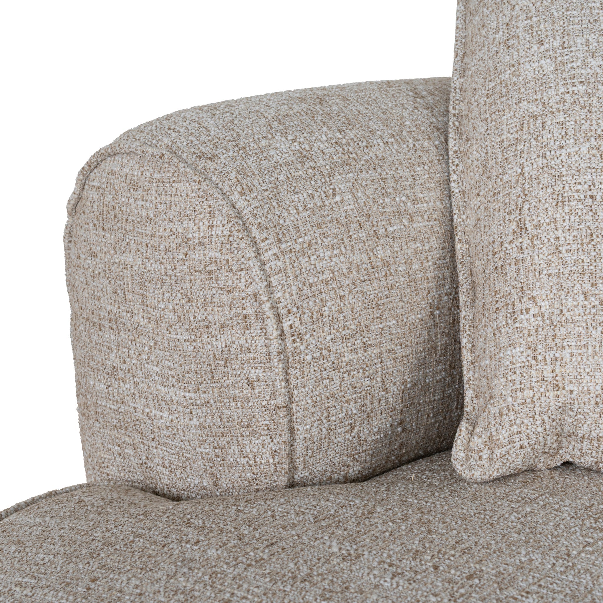 CLC10448-KJ Left Chaise Sofa - Pale Beige