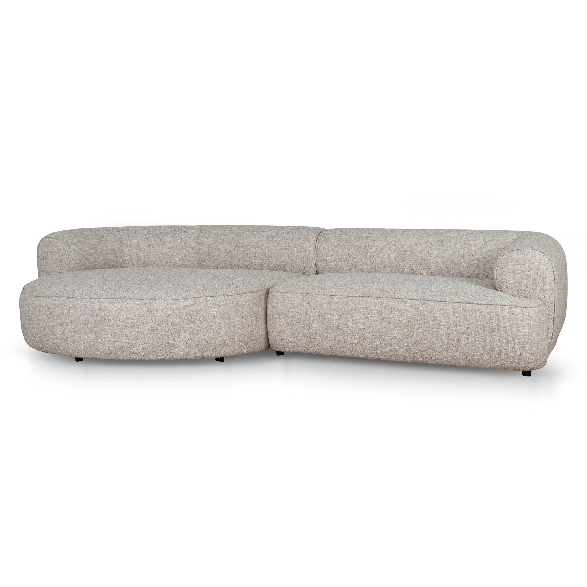 CLC10448-KJ Left Chaise Sofa - Pale Beige