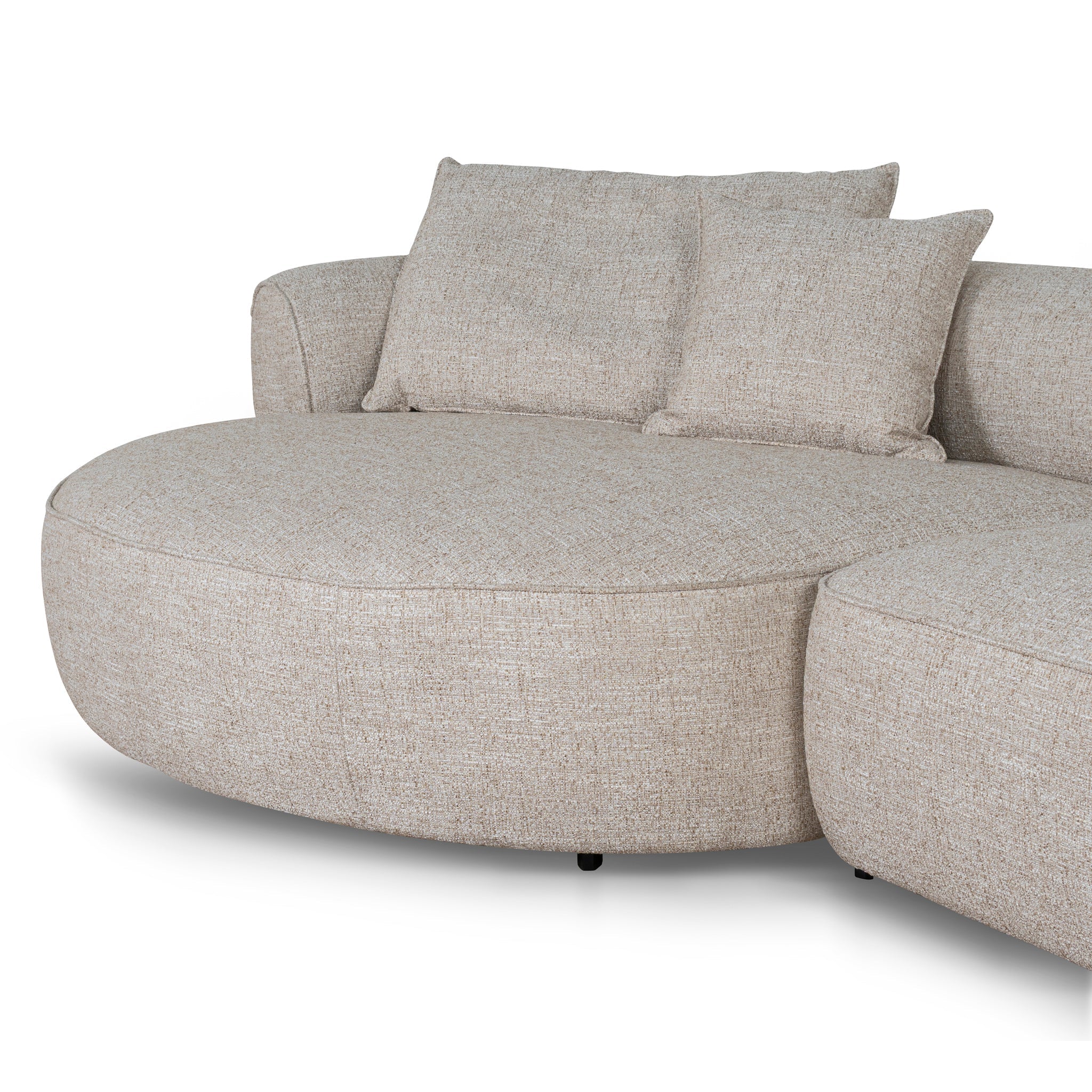 CLC10448-KJ Left Chaise Sofa - Pale Beige