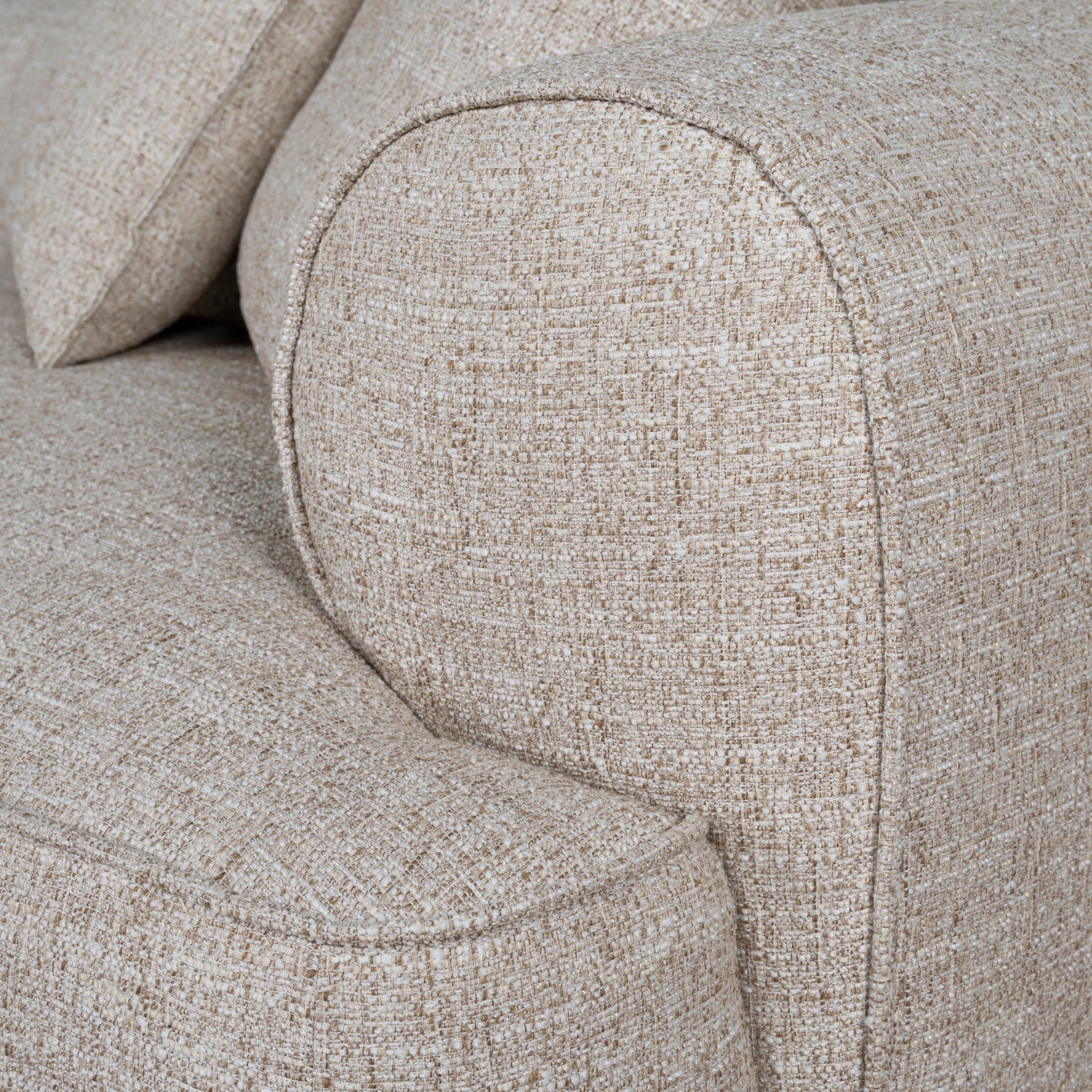 CLC10448-KJ Left Chaise Sofa - Pale Beige