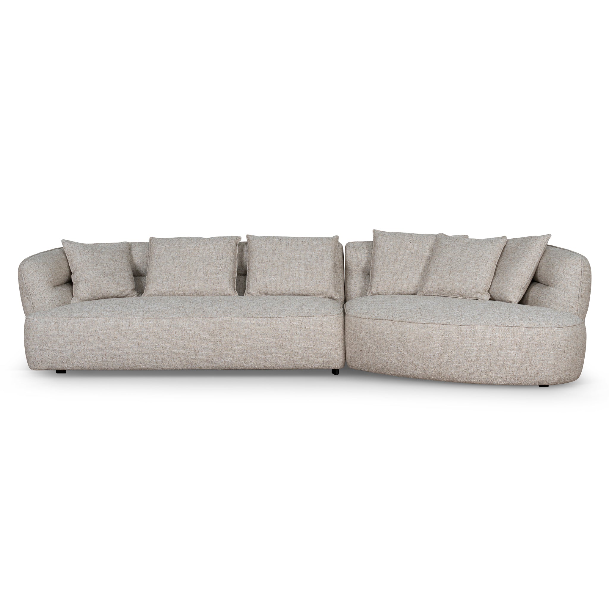 CLC10450-KJ Right Chaise Sofa - Pale Beige