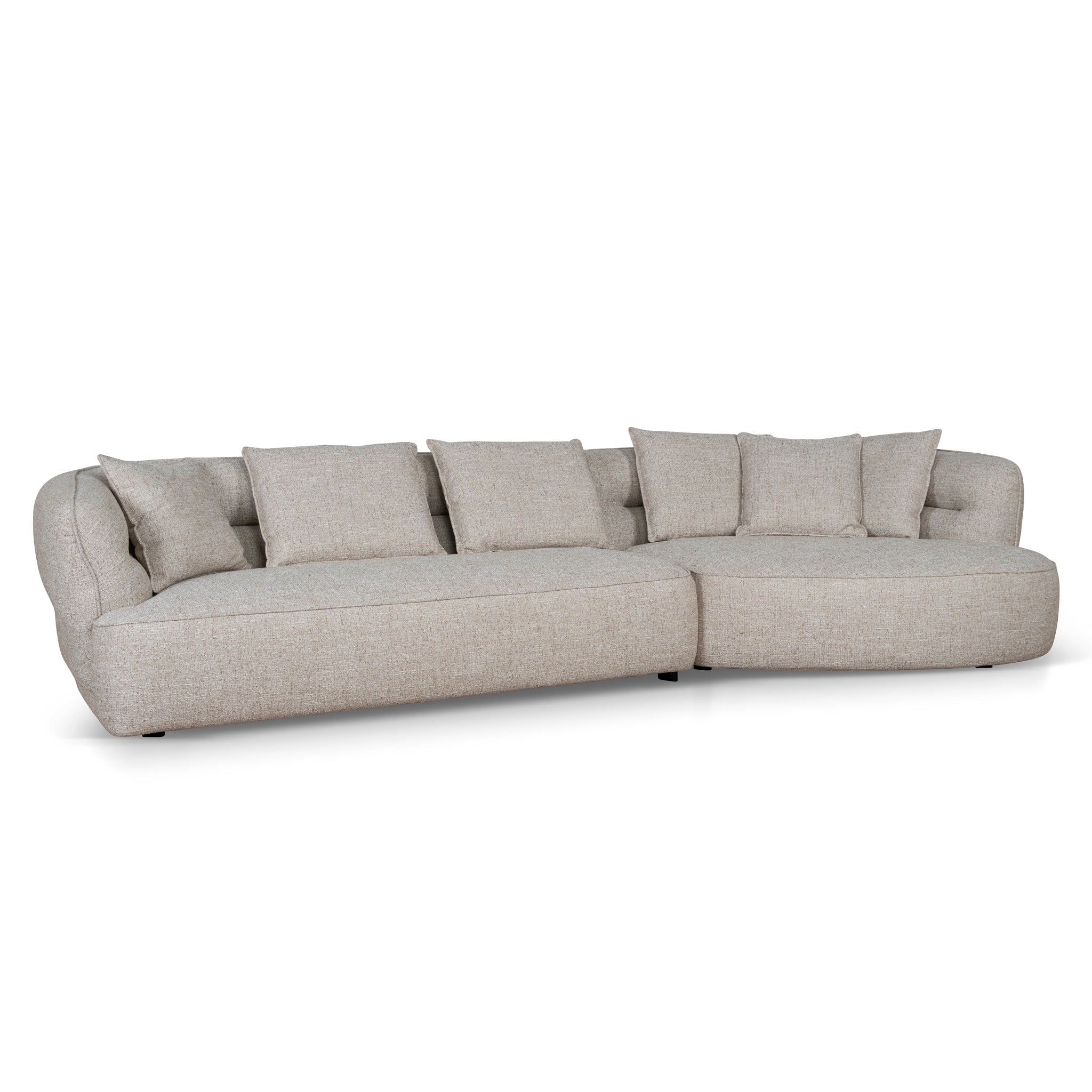 CLC10450-KJ Right Chaise Sofa - Pale Beige