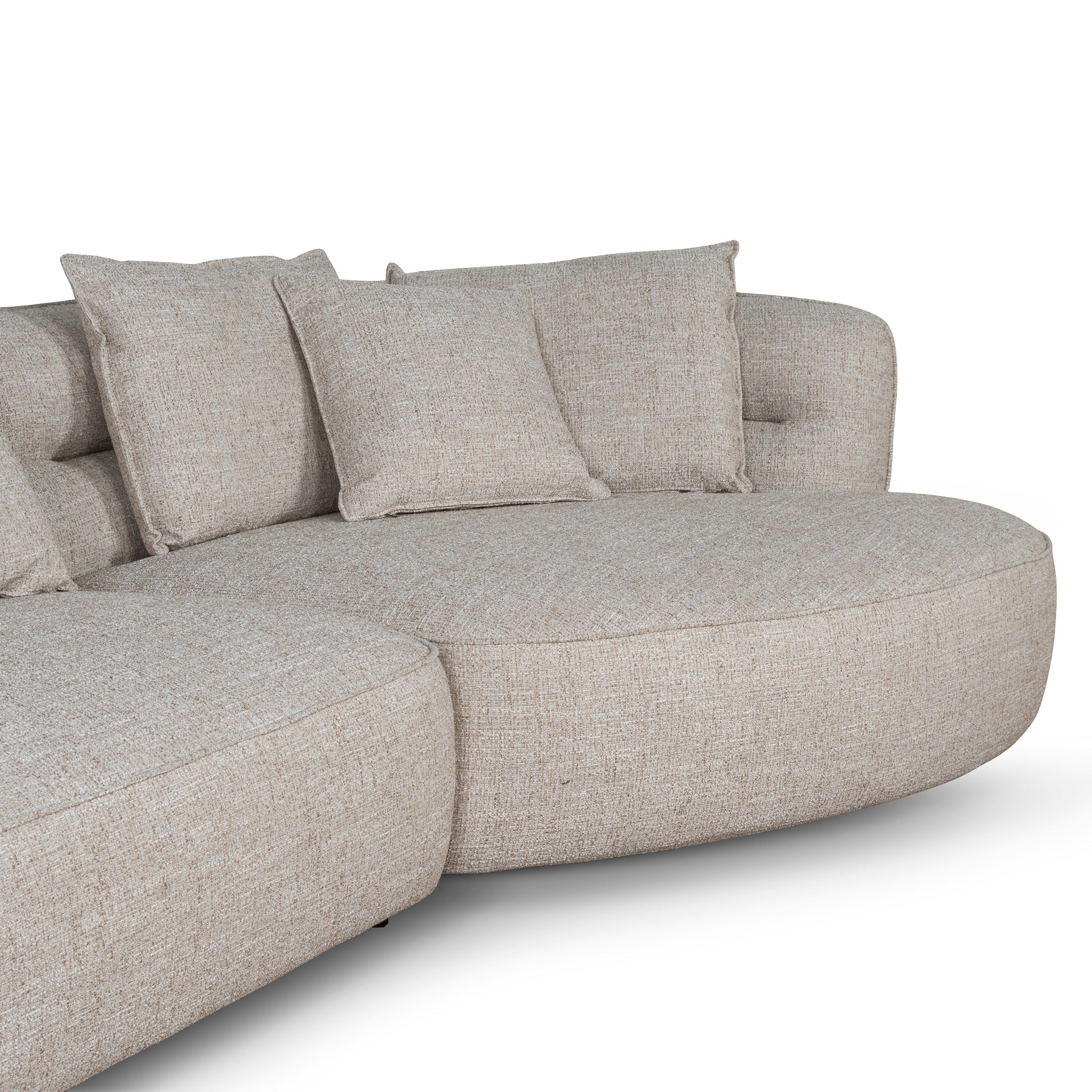 CLC10450-KJ Right Chaise Sofa - Pale Beige