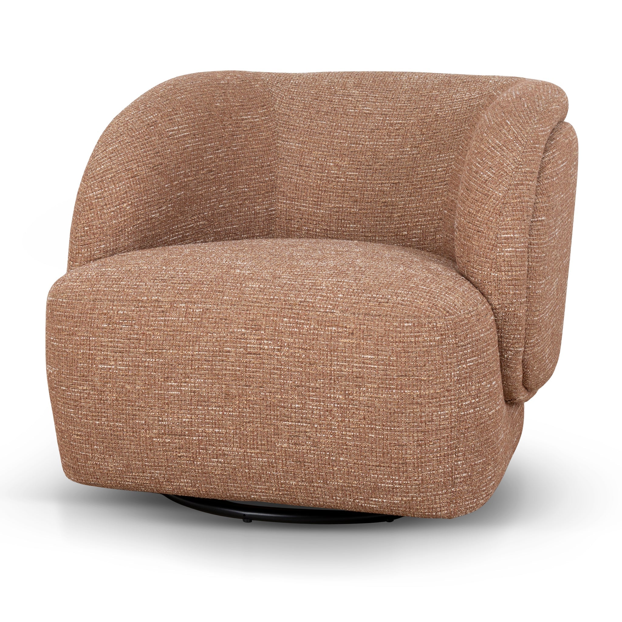 CLC10452-KJ Swivel Armchair - Russet Brown