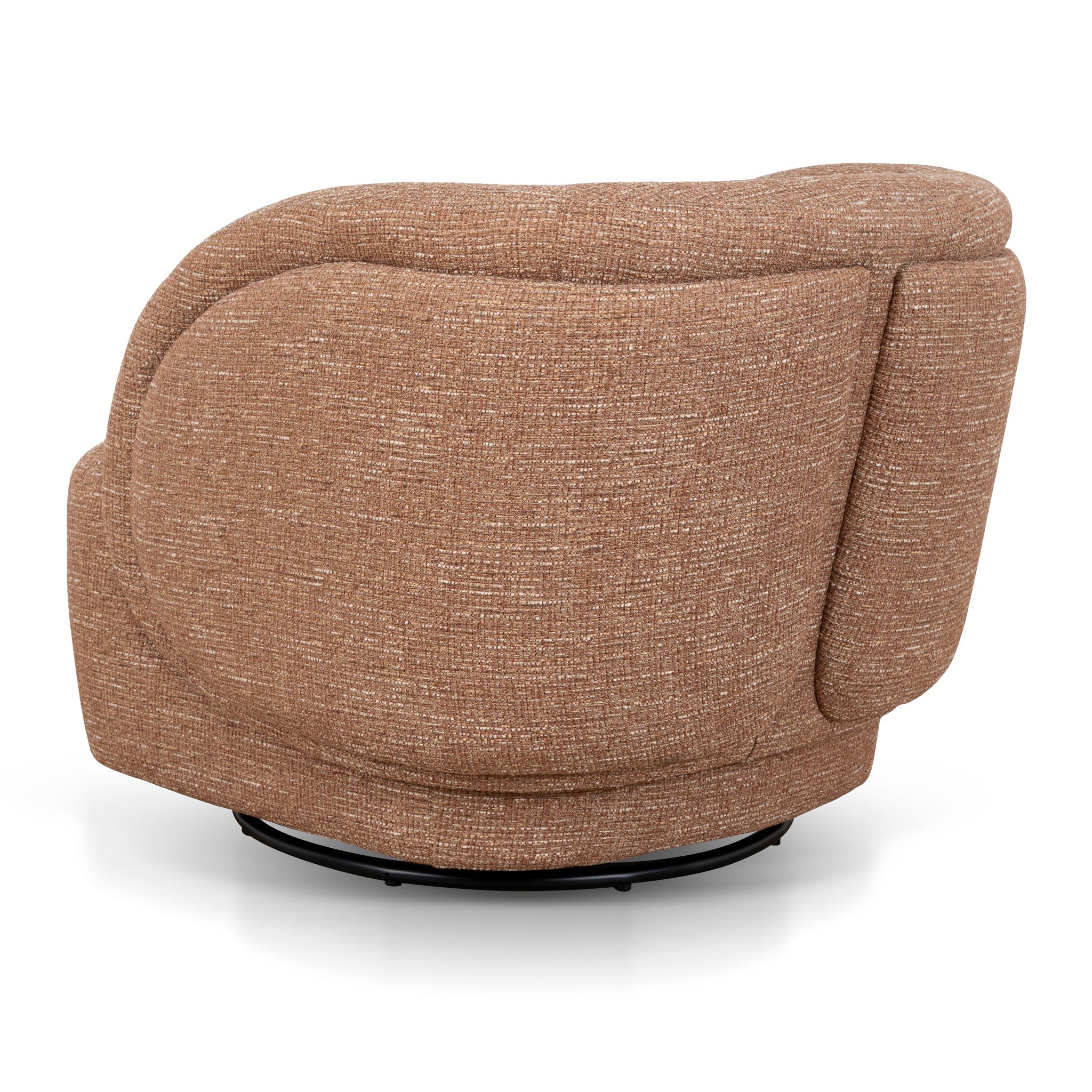 Swivel Armchair - Russet Brown
