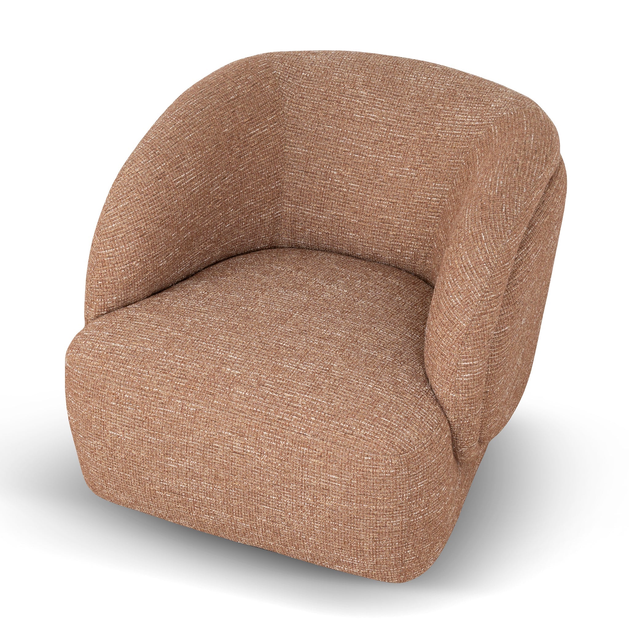 CLC10452-KJ Swivel Armchair - Russet Brown