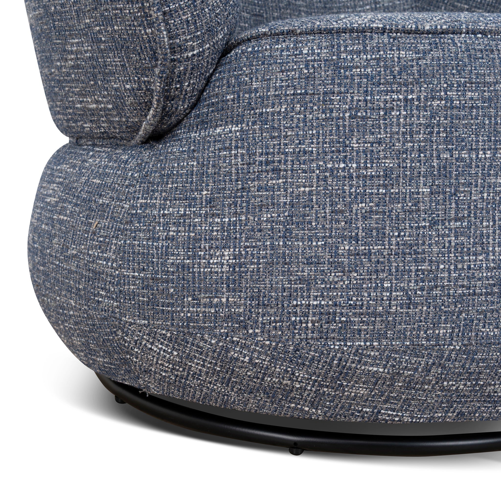 CLC10458-KJ Swivel Armchair - Prussian Blue
