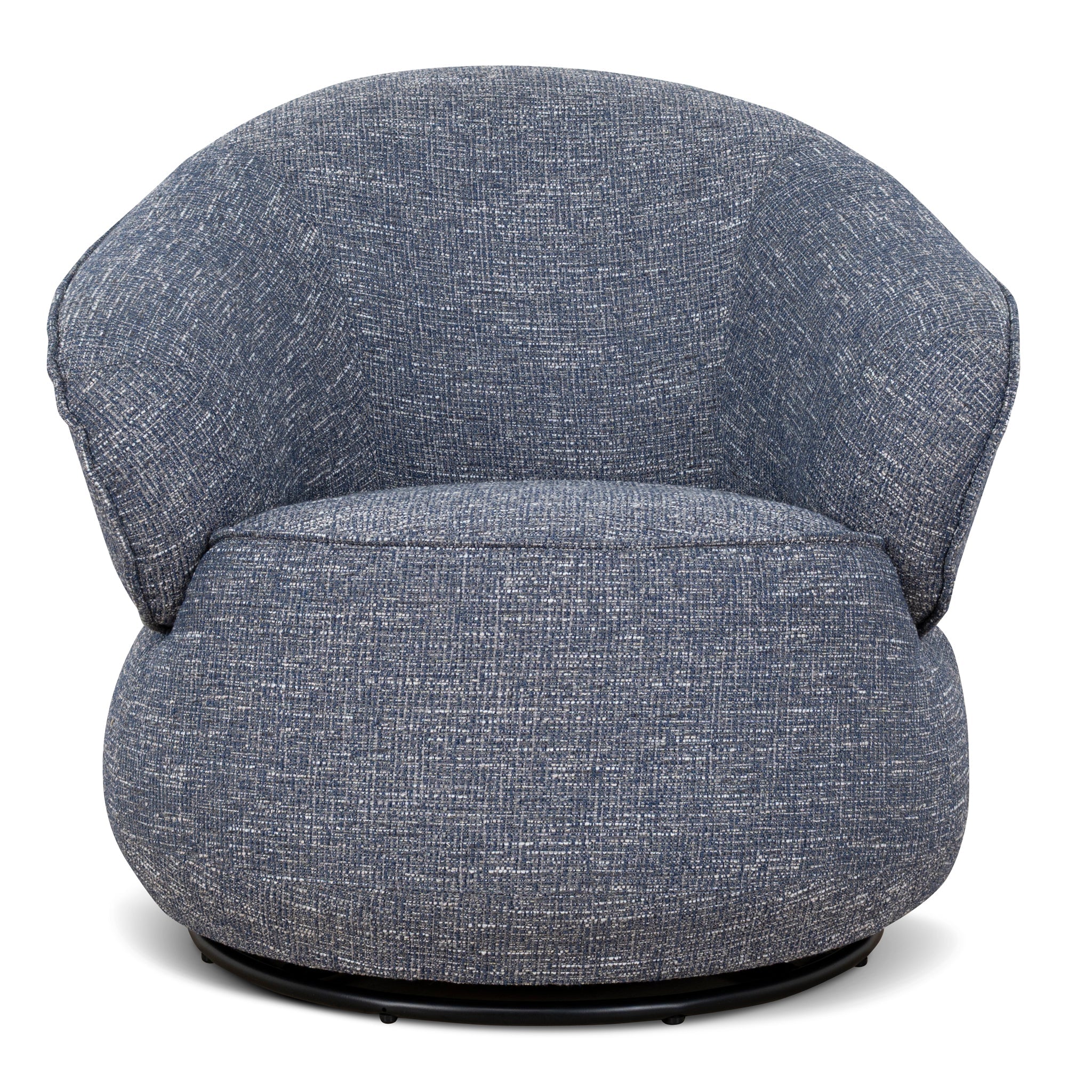 CLC10458-KJ Swivel Armchair - Prussian Blue