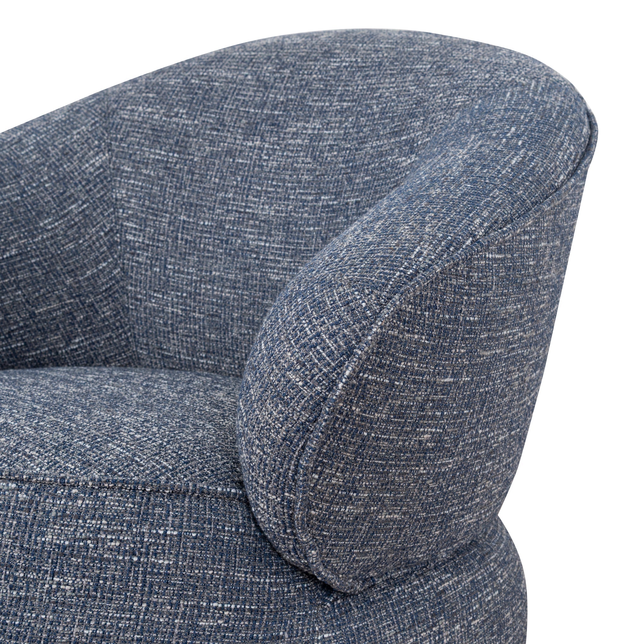 CLC10458-KJ Swivel Armchair - Prussian Blue