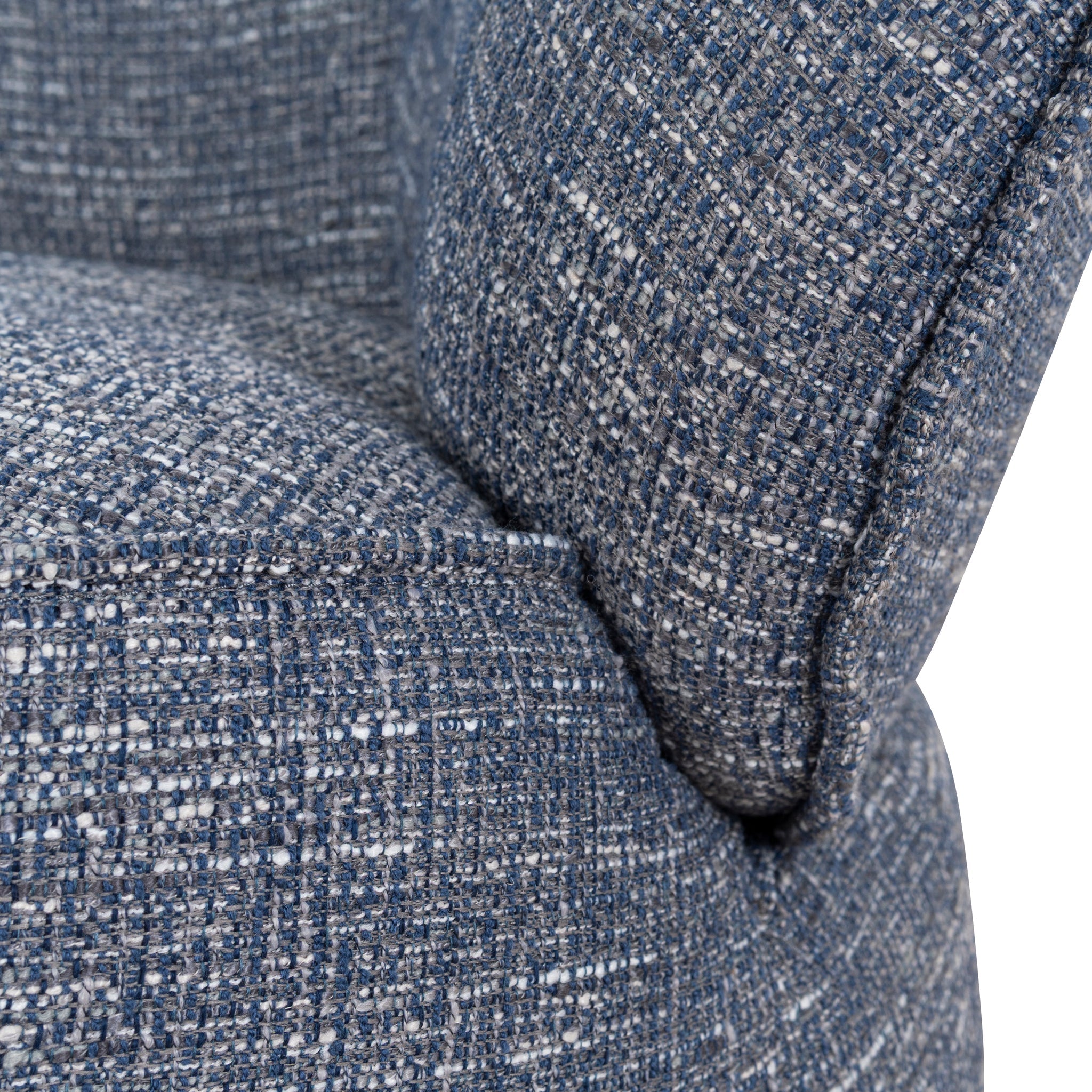 CLC10458-KJ Swivel Armchair - Prussian Blue