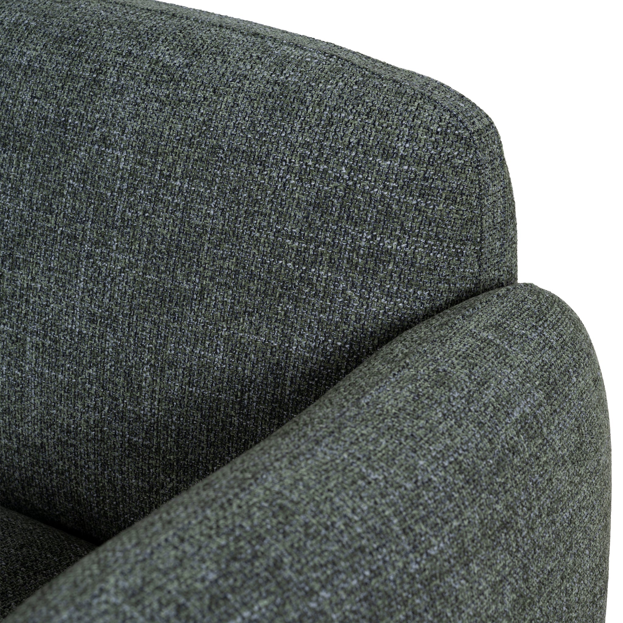 CLC10471-KSO Left Chaise Modular Sofa - Moss Green