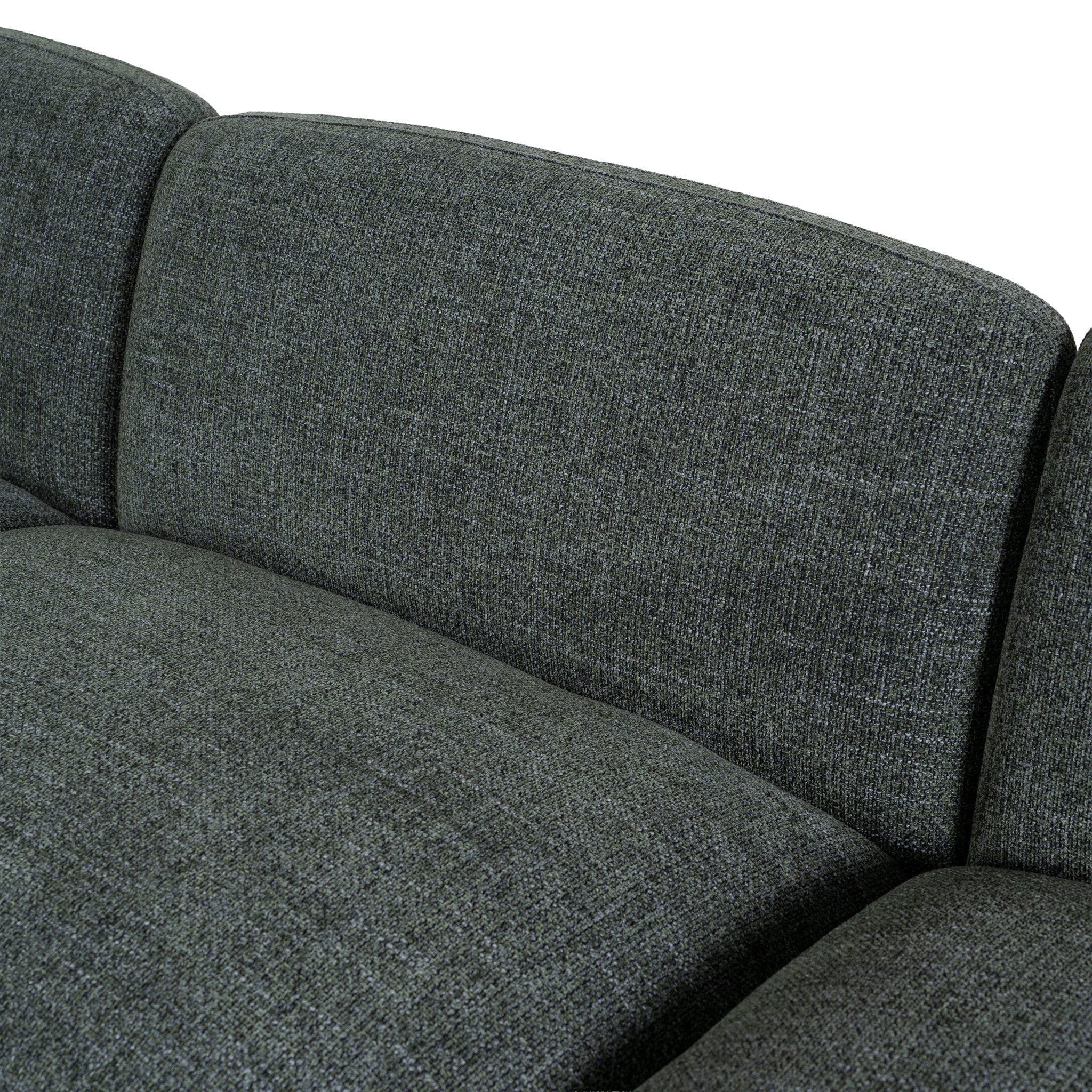 CLC10471-KSO Left Chaise Modular Sofa - Moss Green