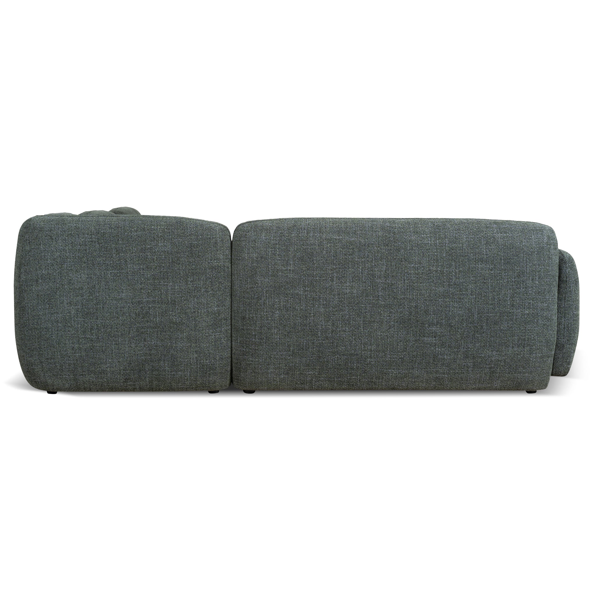 Left Chaise Modular Sofa - Moss Green