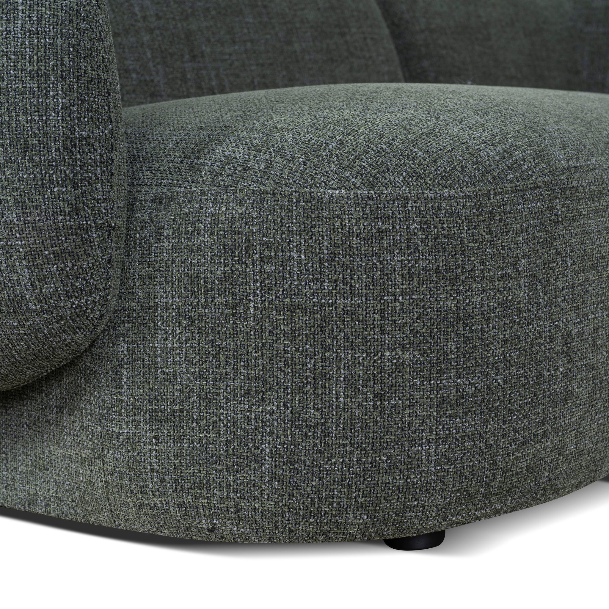 CLC10471-KSO Left Chaise Modular Sofa - Moss Green