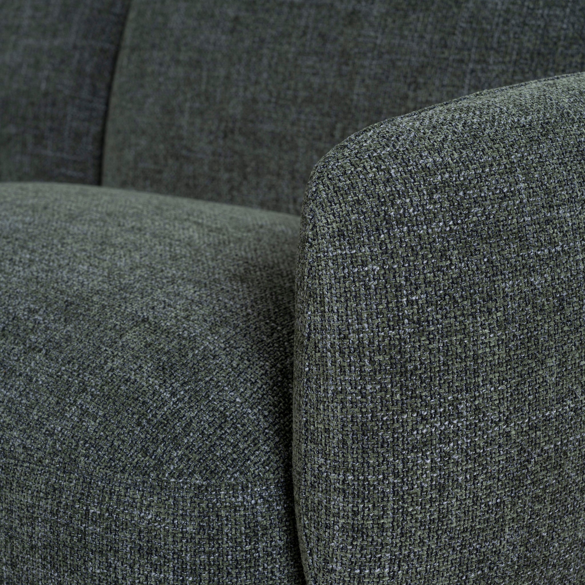 CLC10471-KSO Left Chaise Modular Sofa - Moss Green