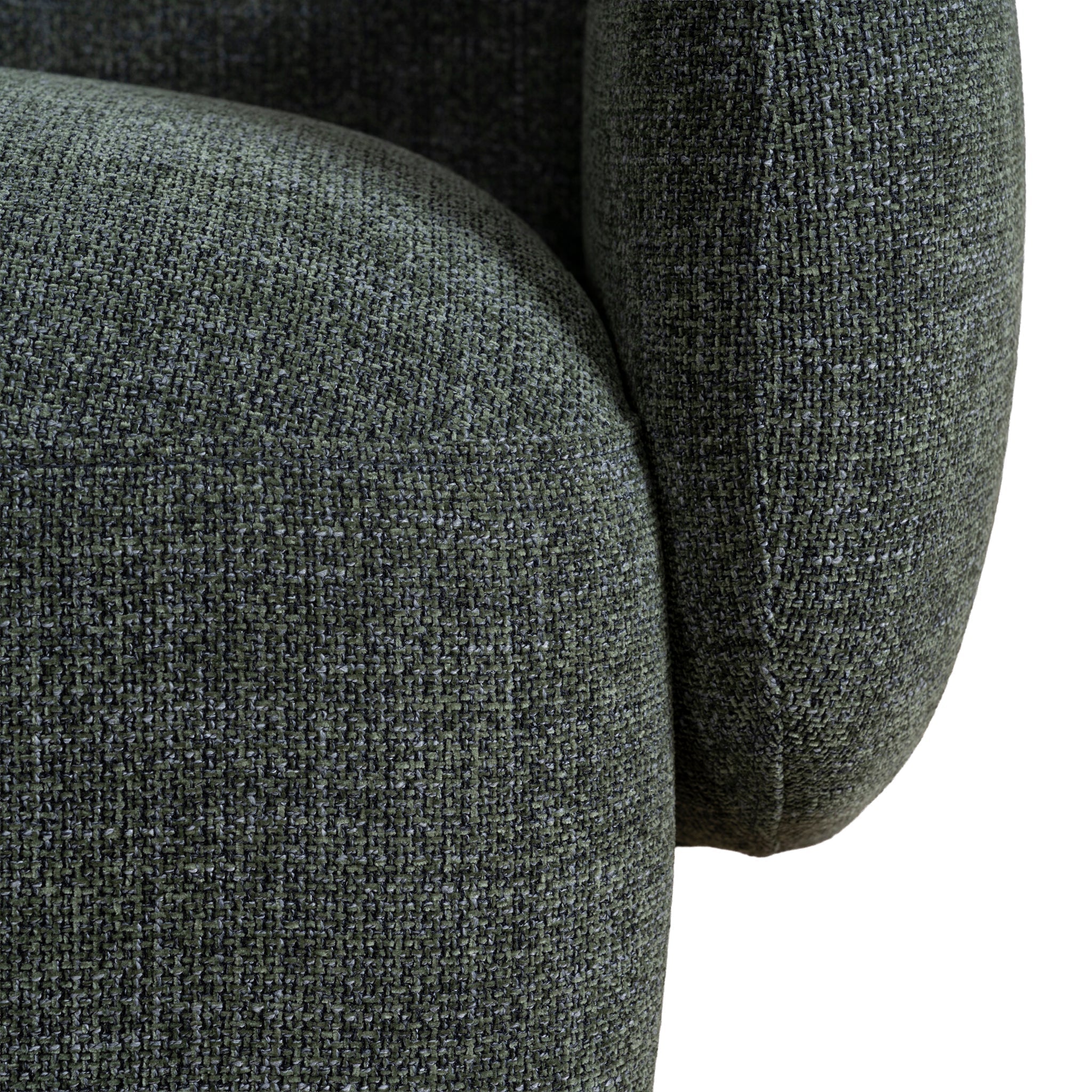 CLC10471-KSO Left Chaise Modular Sofa - Moss Green