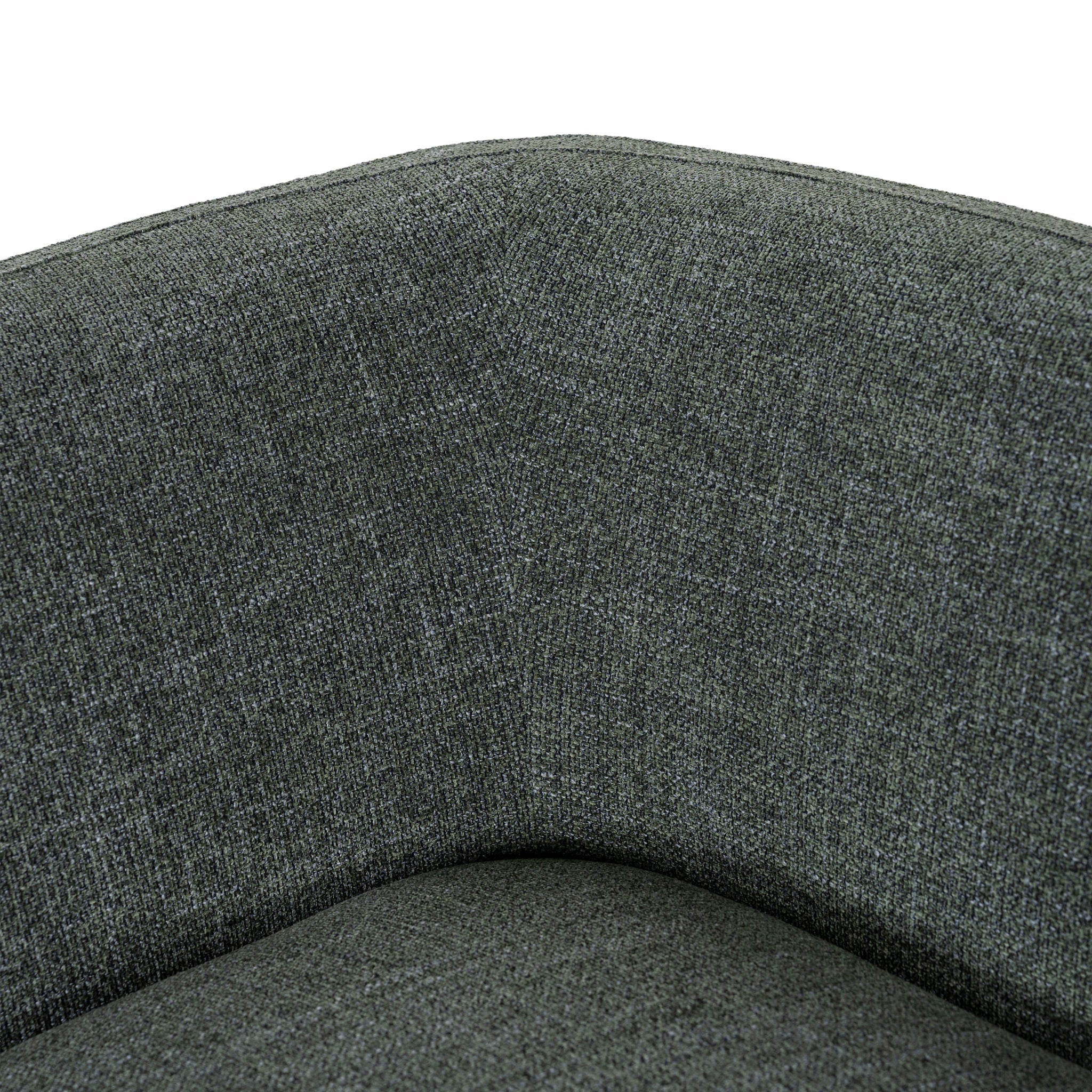 CLC10472-KSO Right Chaise Modular Sofa - Moss Green