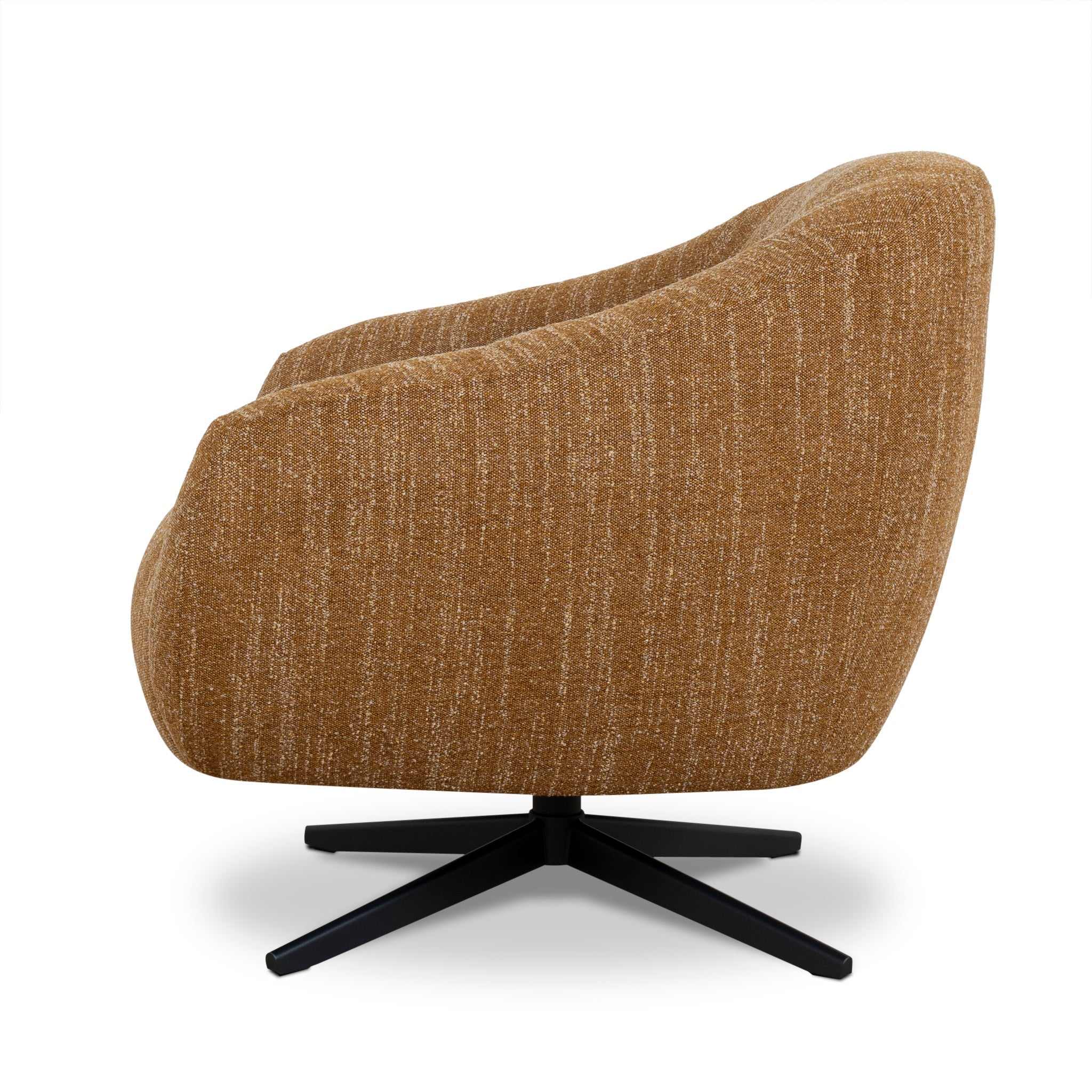 Swivel Armchair - Ginger Brown - Arlo