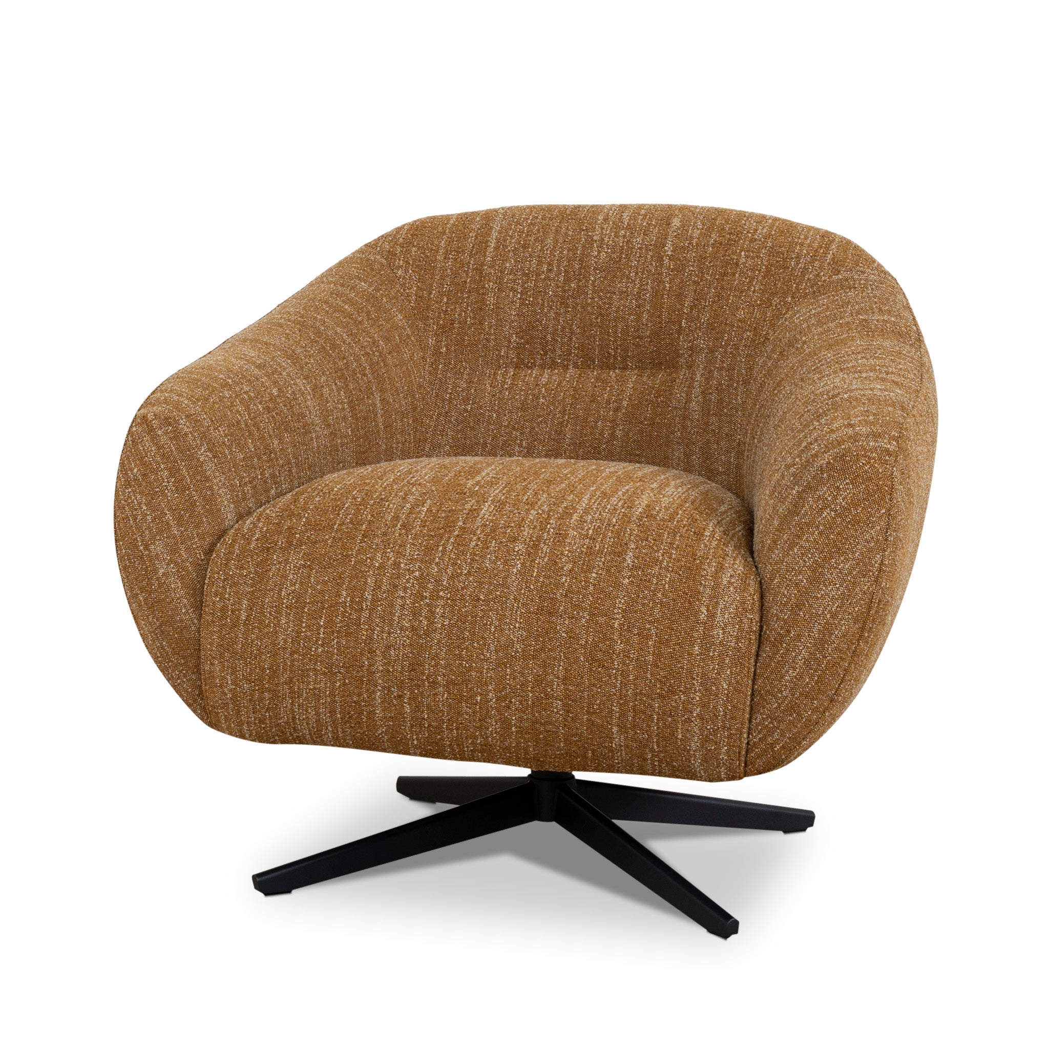 Swivel Armchair - Ginger Brown - Arlo