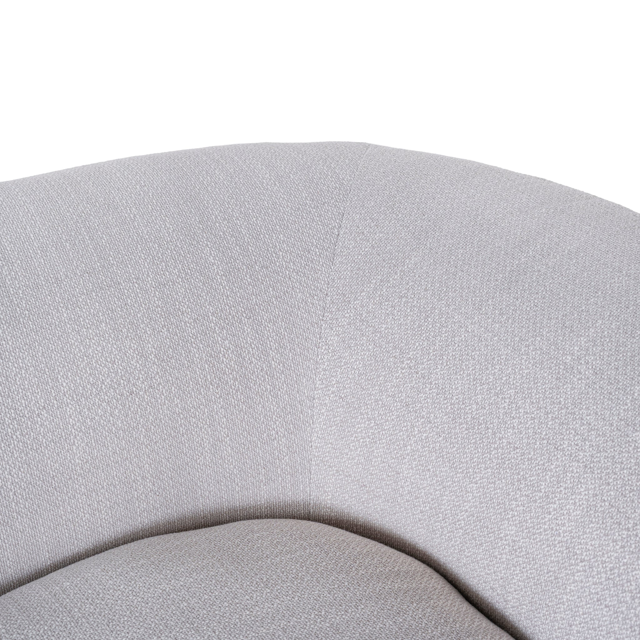 CLC10482-KSO Extended Corner Fabric Sofa - Taupe Beige