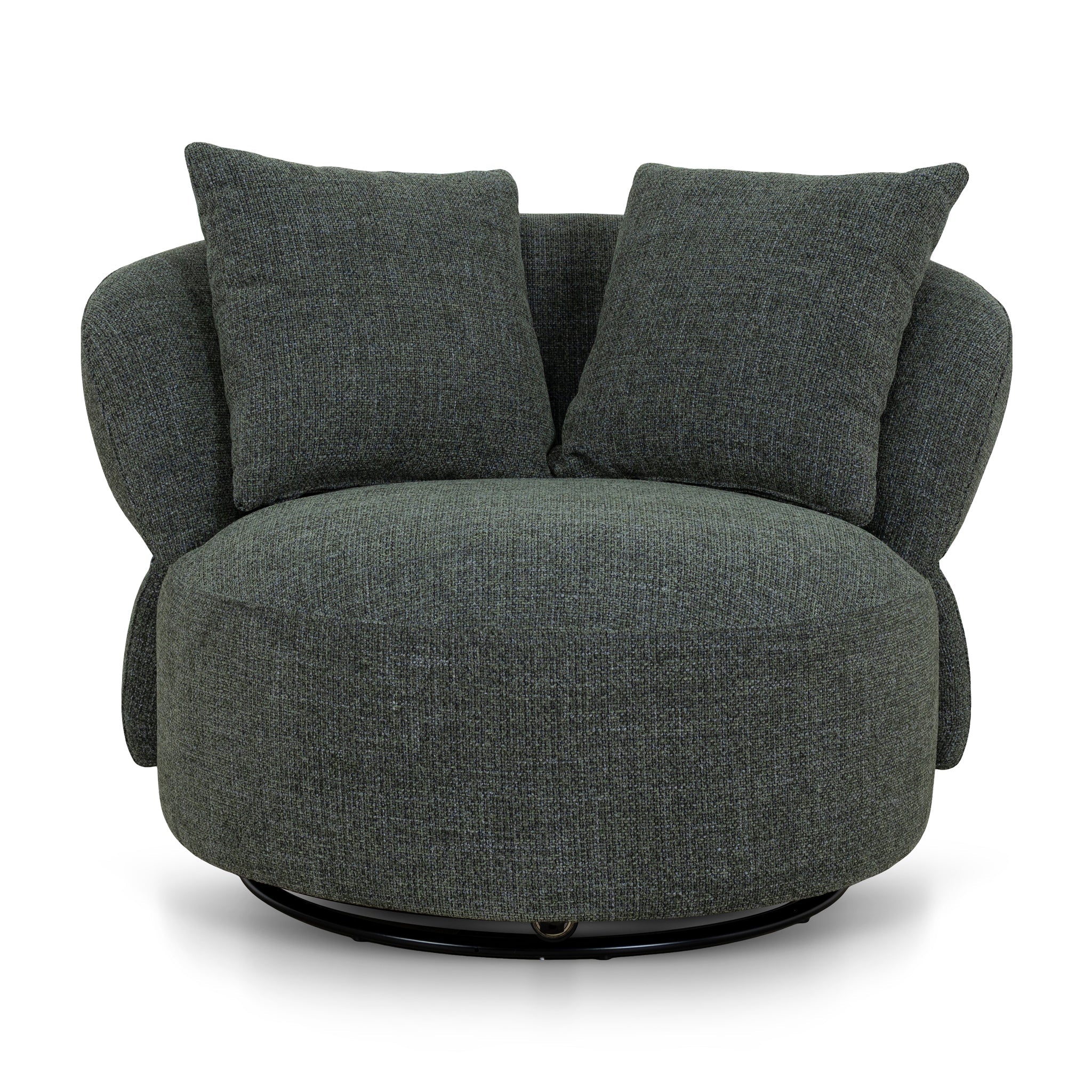 CLC10484-KSO Swivel Lounge Chair - Moss Green