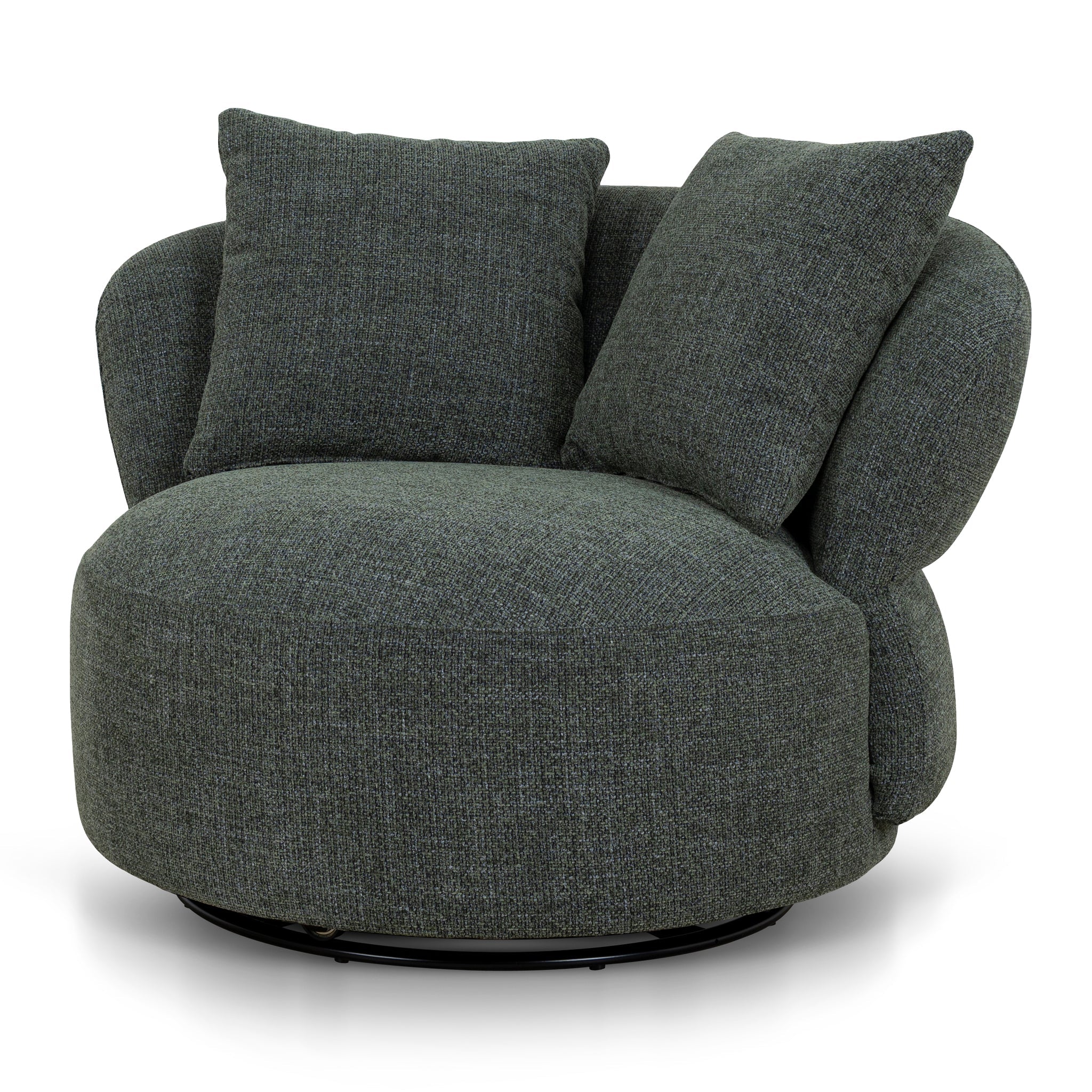 CLC10484-KSO Swivel Lounge Chair - Moss Green