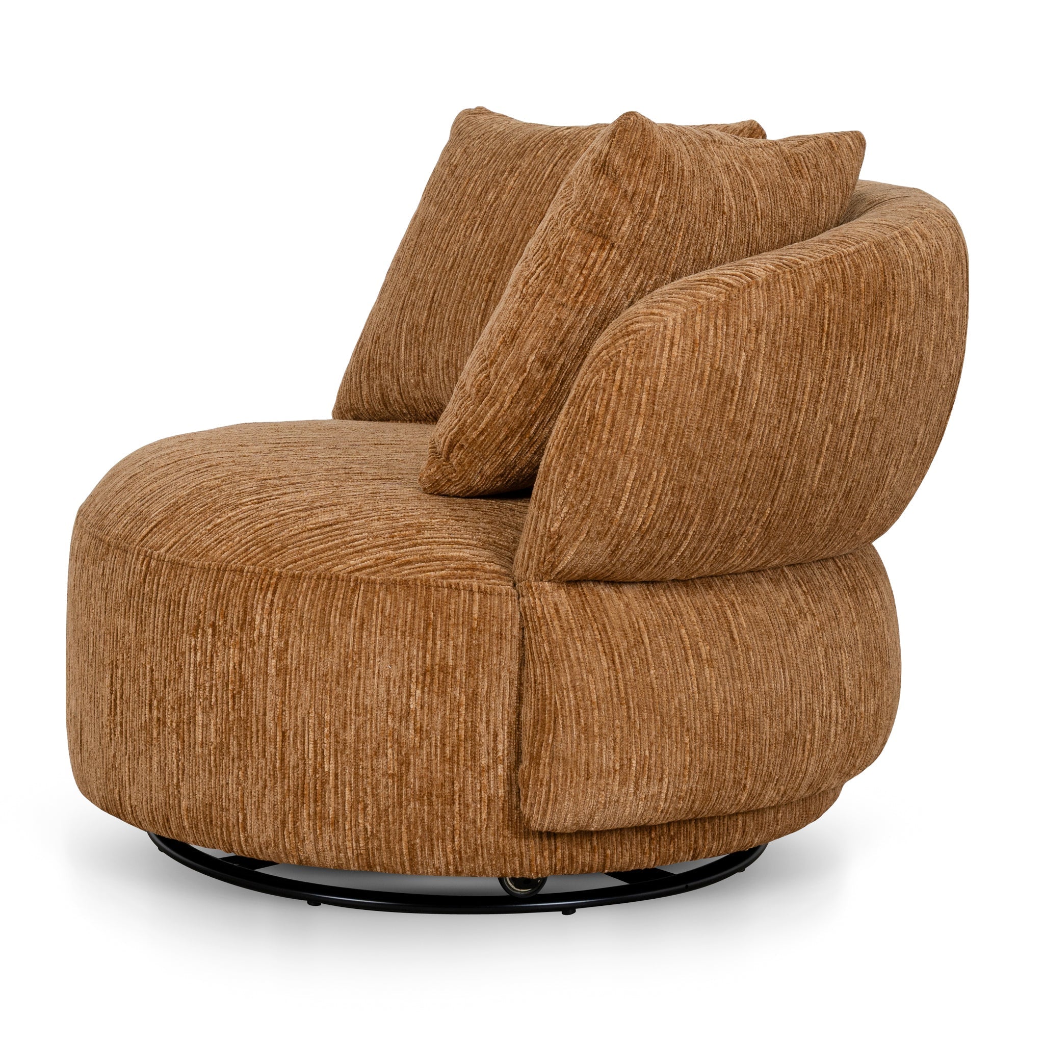 CLC10485-KSO Swivel Lounge Chair - Honey Gold