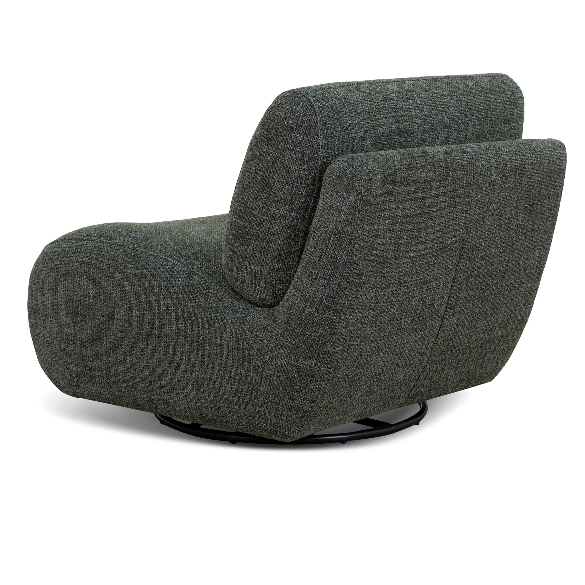 Camora Swivel Lounge Chair - Moss Green