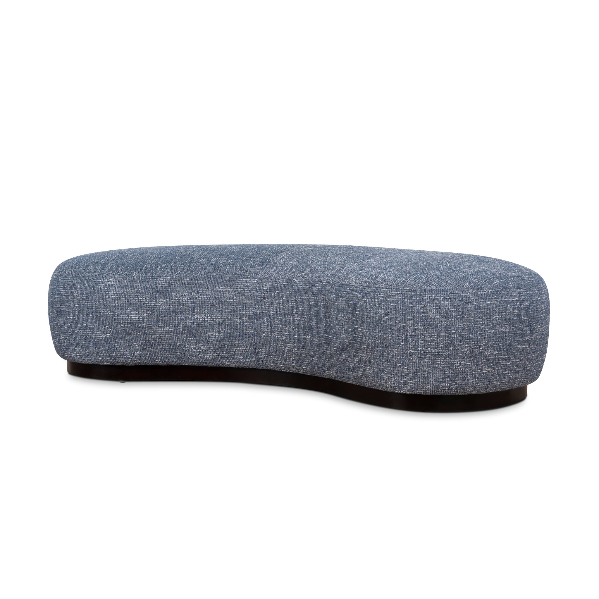 1.8m Long Ottoman - Prussian Blue