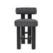 Showcasing Lobedora Black Barstool - Field Charcoal (Set of 2) BS10524-OLSx2 Bar Stool by Calibre Furniturs