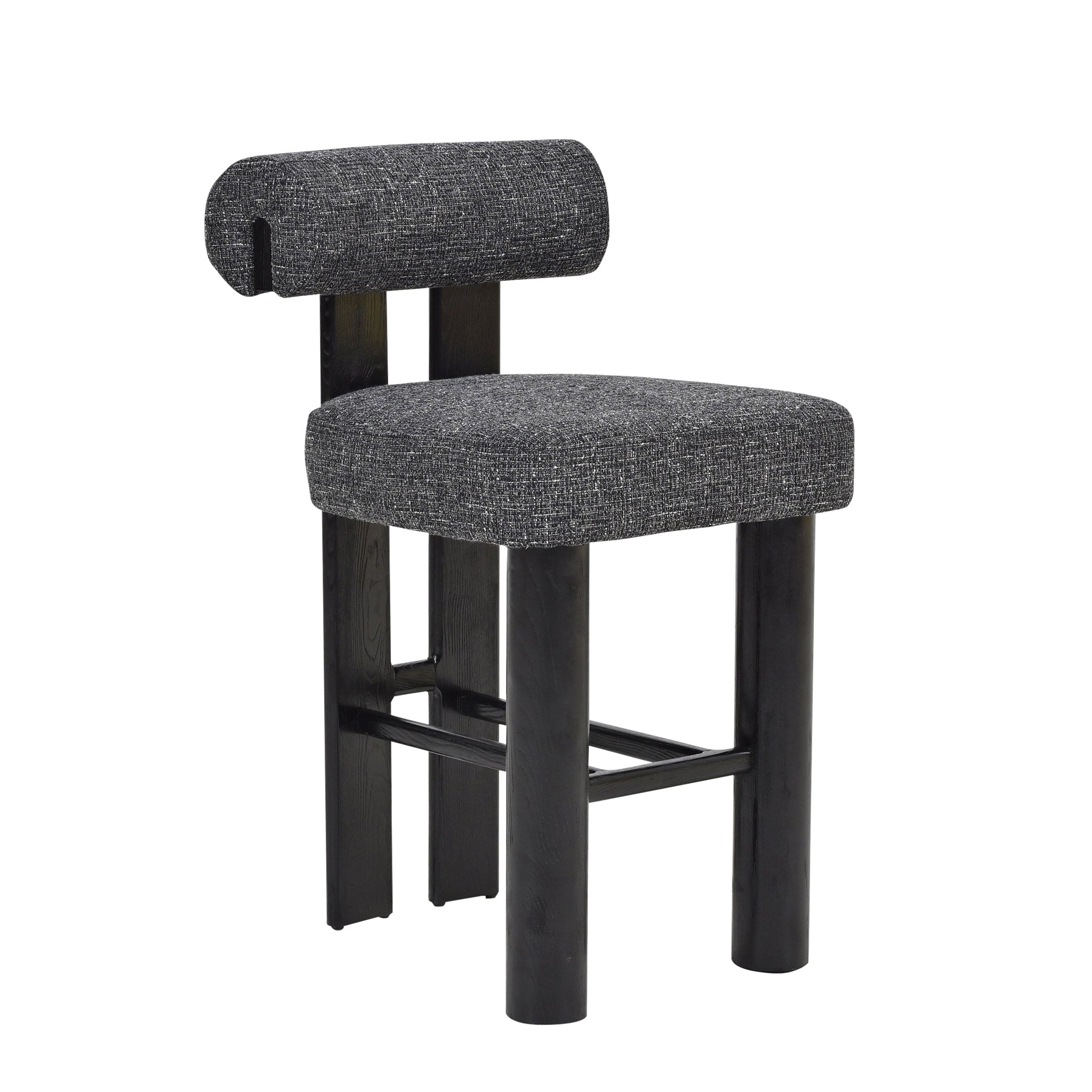 Black Barstool - Field Charcoal (Set of 2)