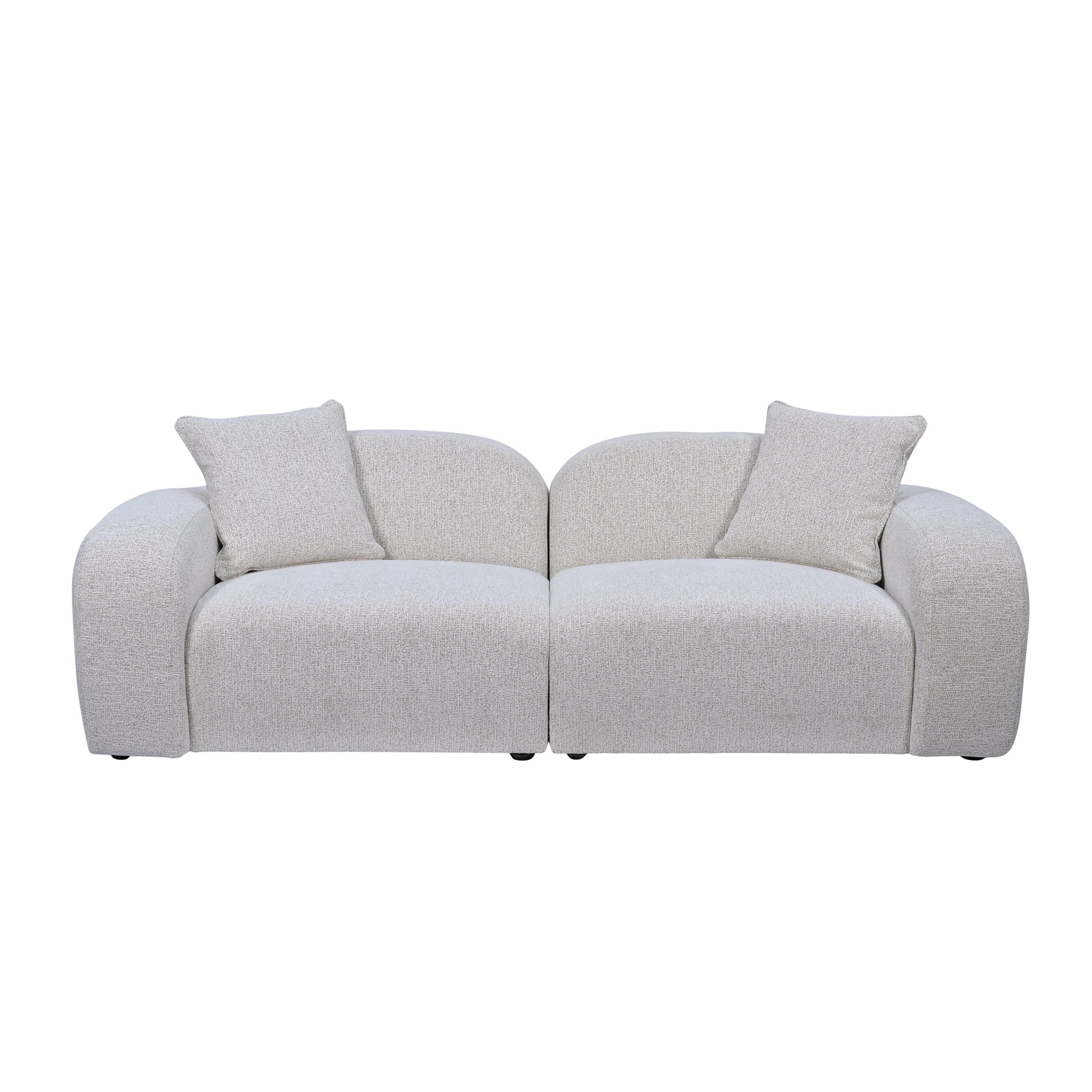 Additional Armless for 4 Seater Sofa - Coral Light Green