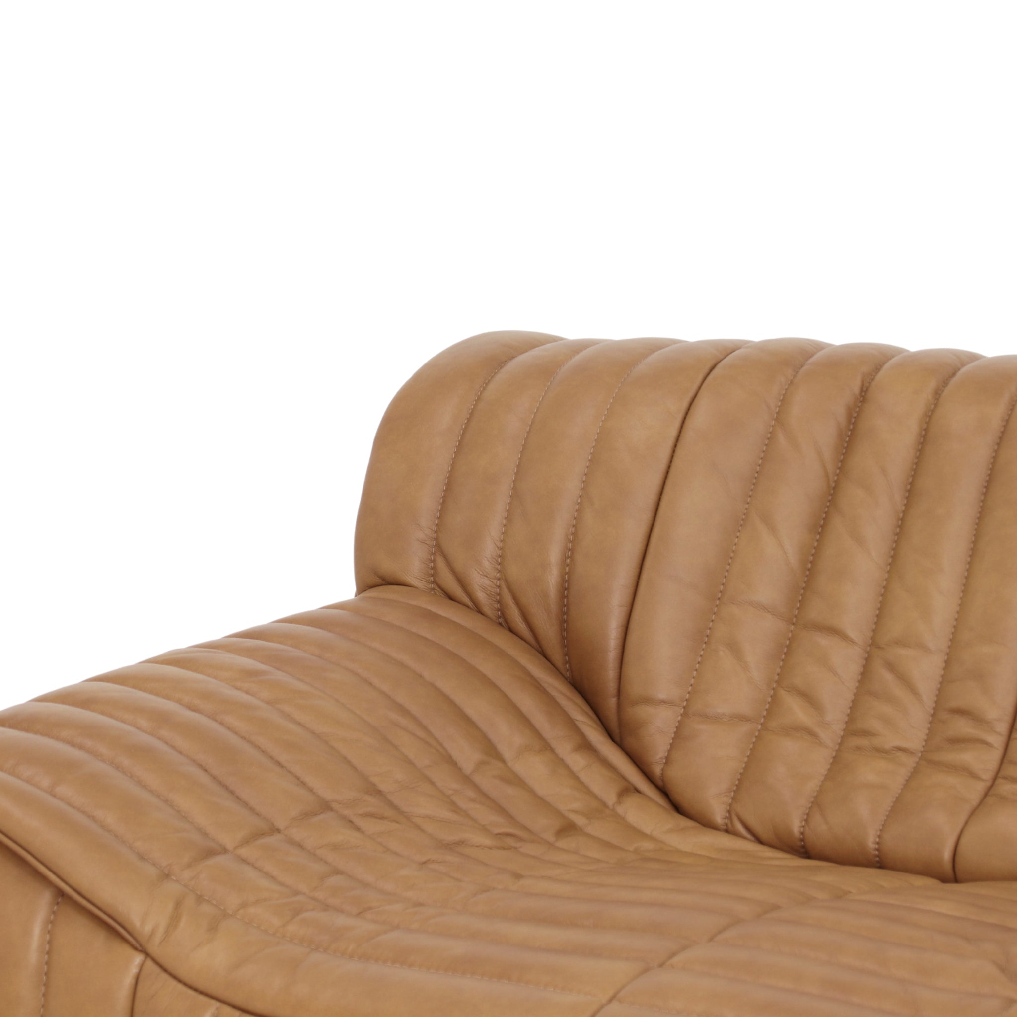 CLC10842-NV 3 Seater Sofa - Amber Tan Leather