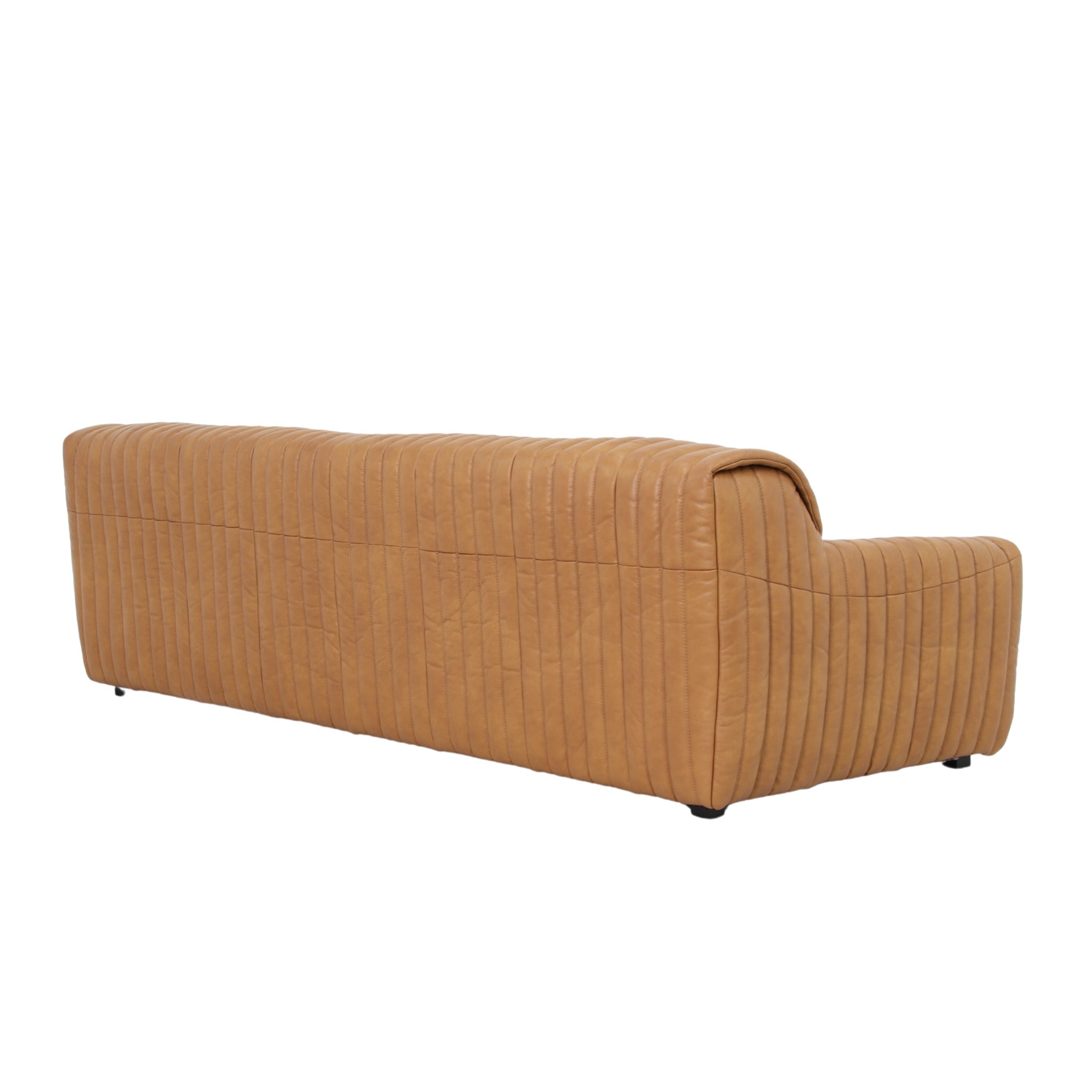 CLC10842-NV 3 Seater Sofa - Amber Tan Leather