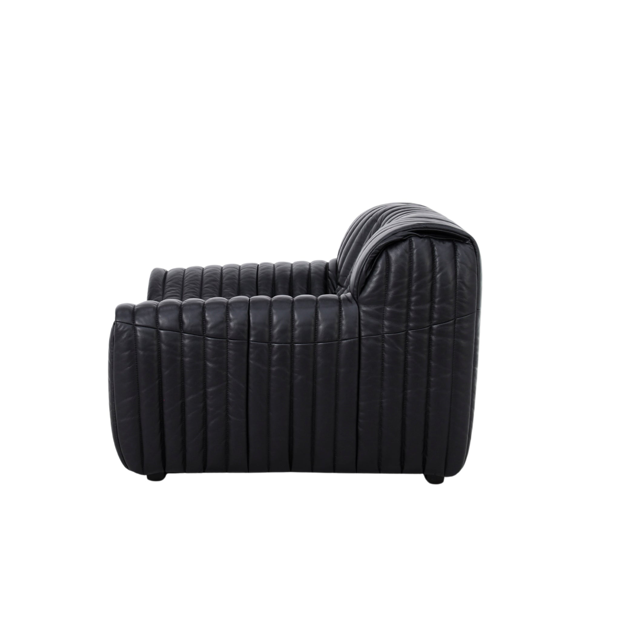CLC10843-NV Armchair - Black Leather