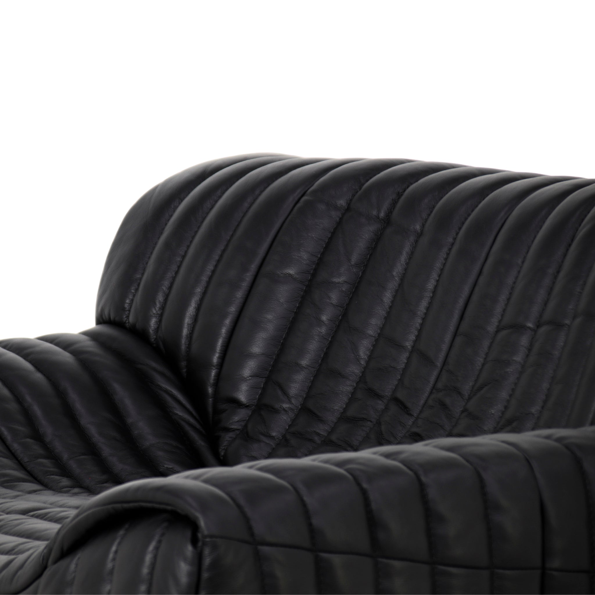 CLC10843-NV Armchair - Black Leather