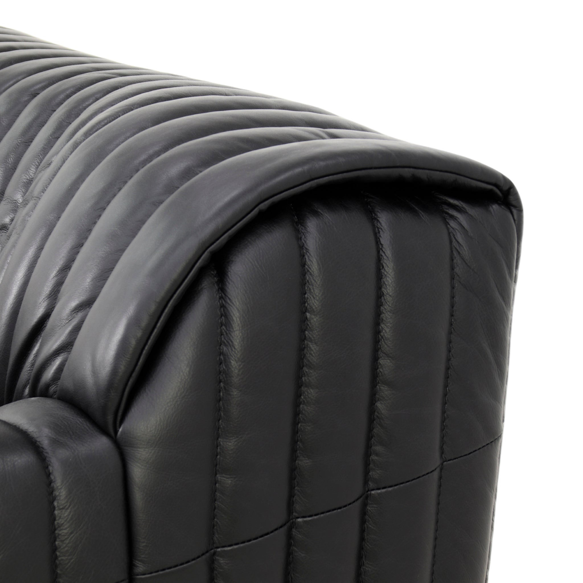 CLC10843-NV Armchair - Black Leather