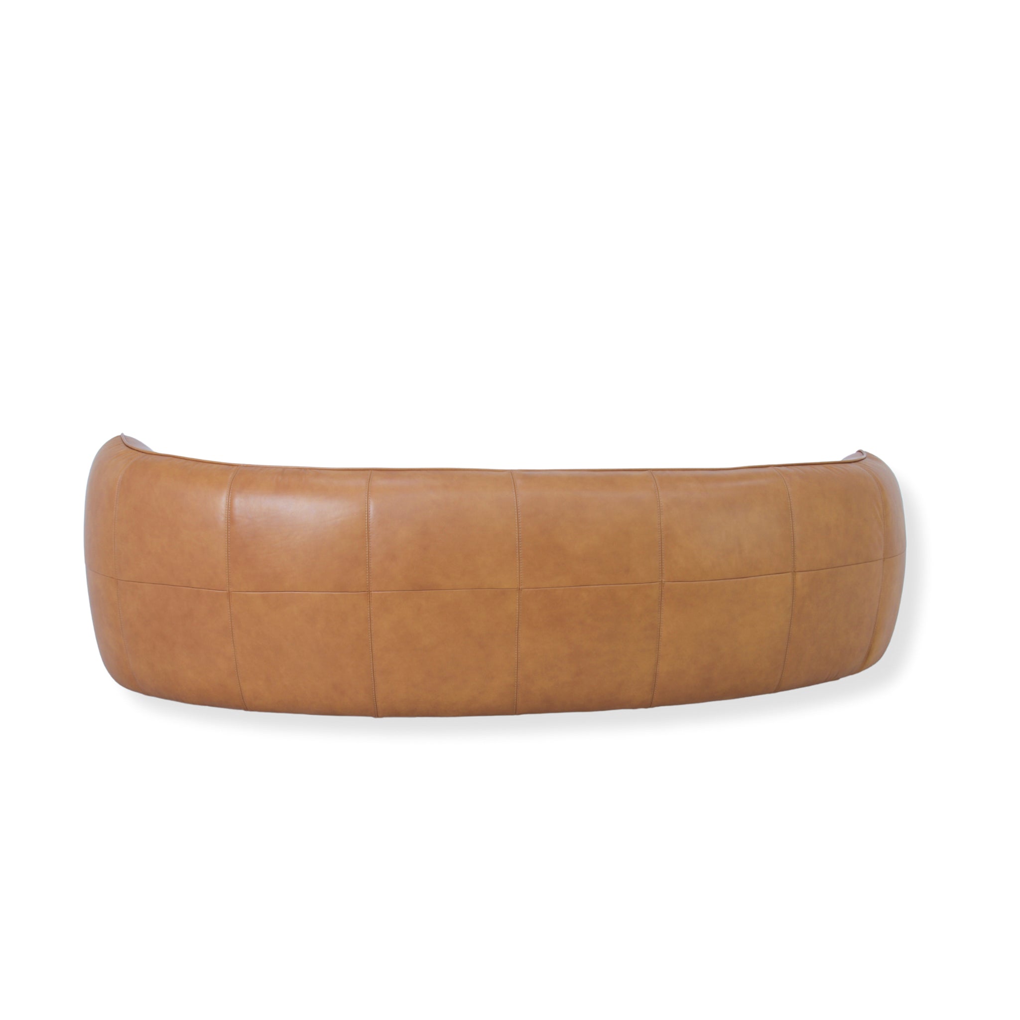 3 Seater Sofa - Amber Tan Leather - Arcova
