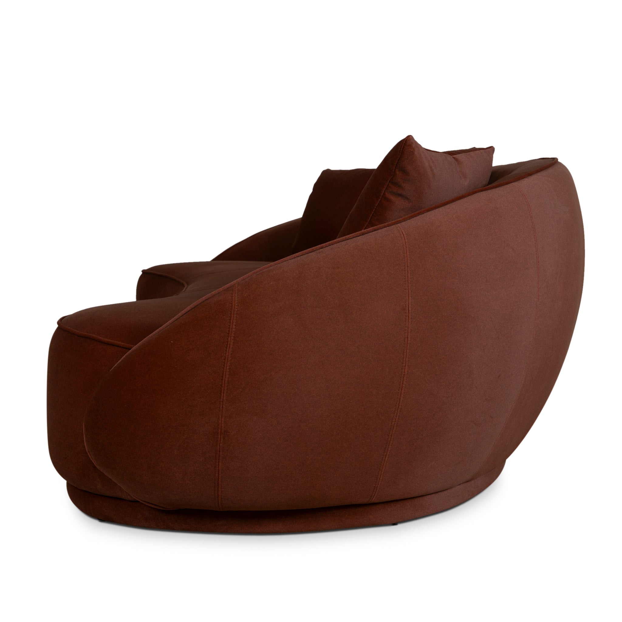 CLC10847-FS 4 Seater Fabric Sofa - Red Bronze