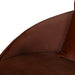 4 Seater Fabric Sofa - Burnt Brown - image 8
