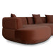 Modular Left Chaise Sofa - Burnt Brown - image 7