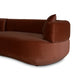 Modular Left Chaise Sofa - Burnt Brown - image 8