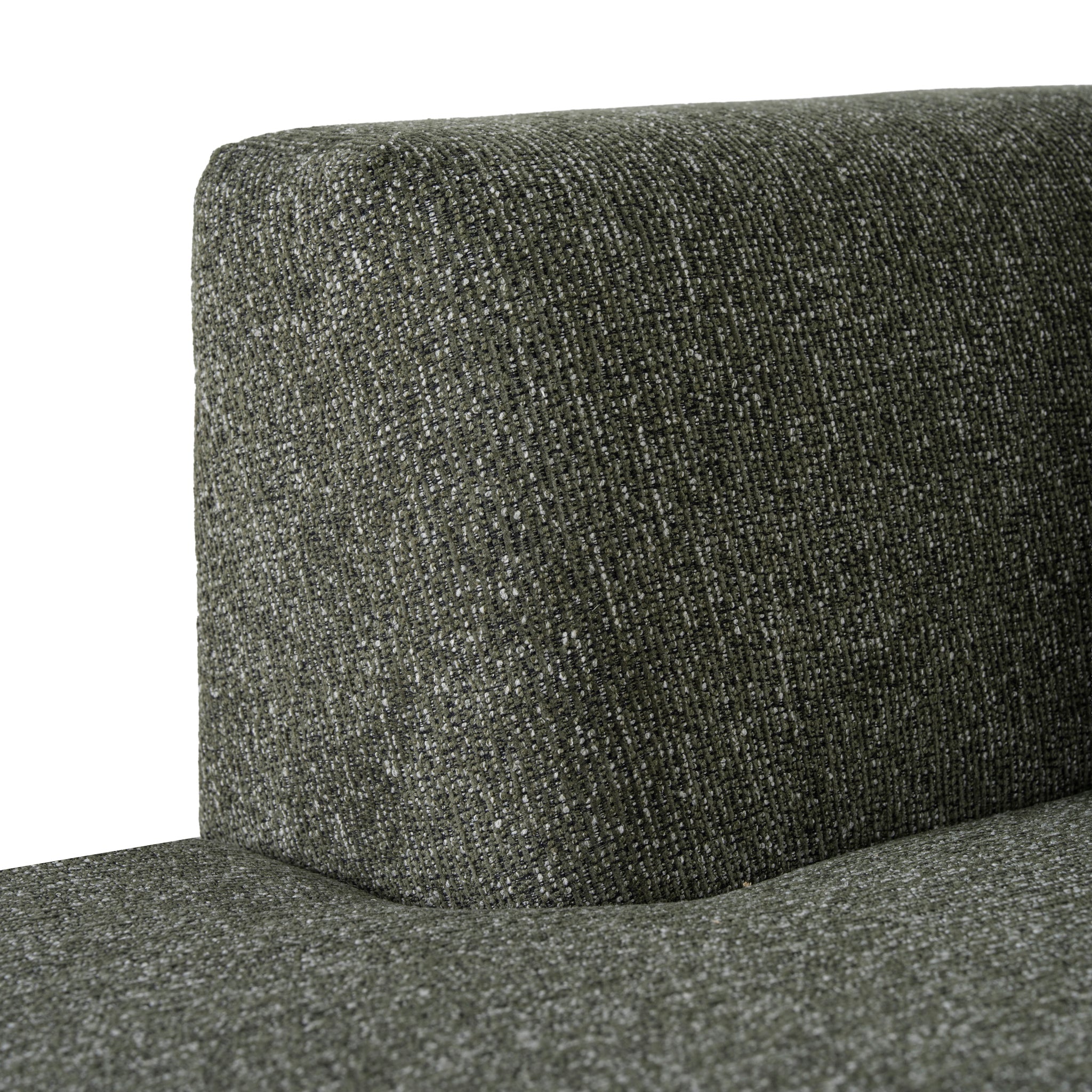 CLC10851-FS Modular Left Chaise Sofa - Canopy Green