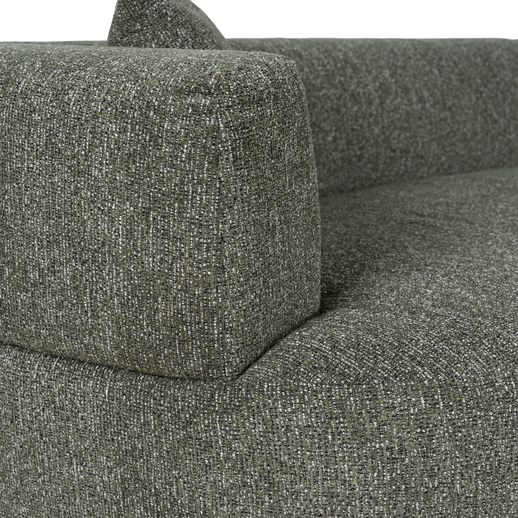 CLC10852-FS Modular Right Chaise Sofa - Canopy Green