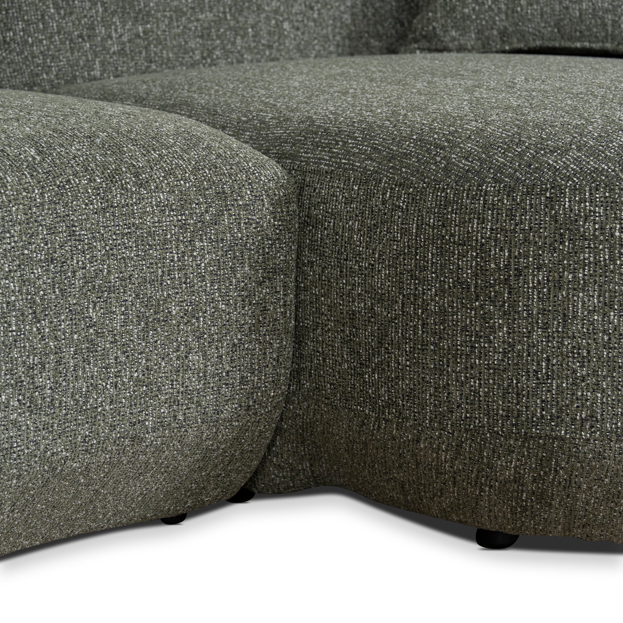 CLC10852-FS Modular Right Chaise Sofa - Canopy Green