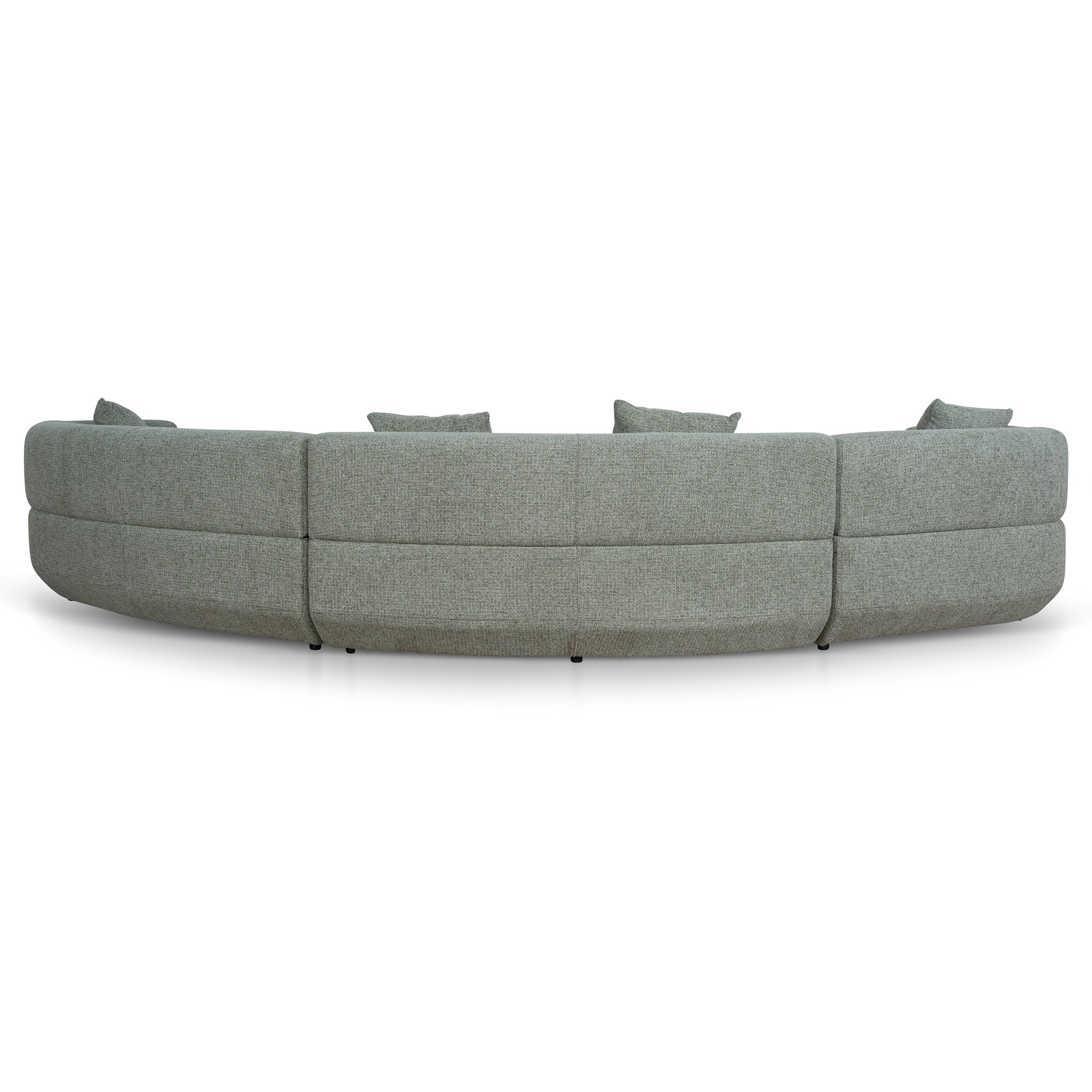 Modular Left Chaise Sofa - Coral Light Green