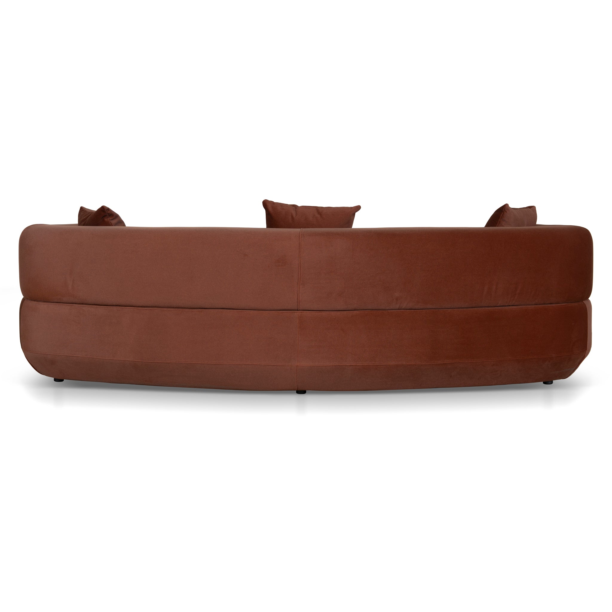 3 Seater Sofa - Burnt Brown - image 6